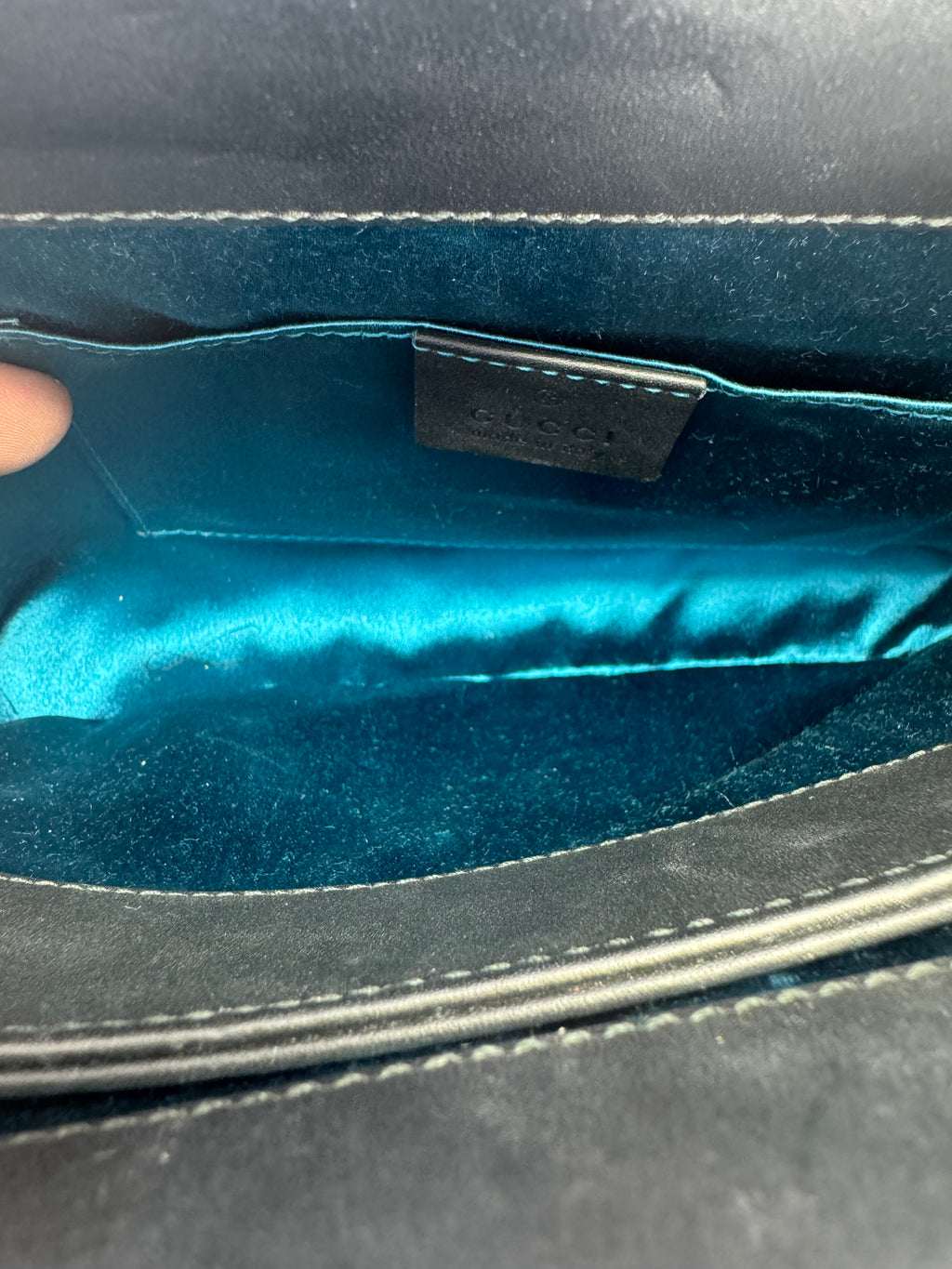 Gucci Suede Web Small Ophidia Chain Bag