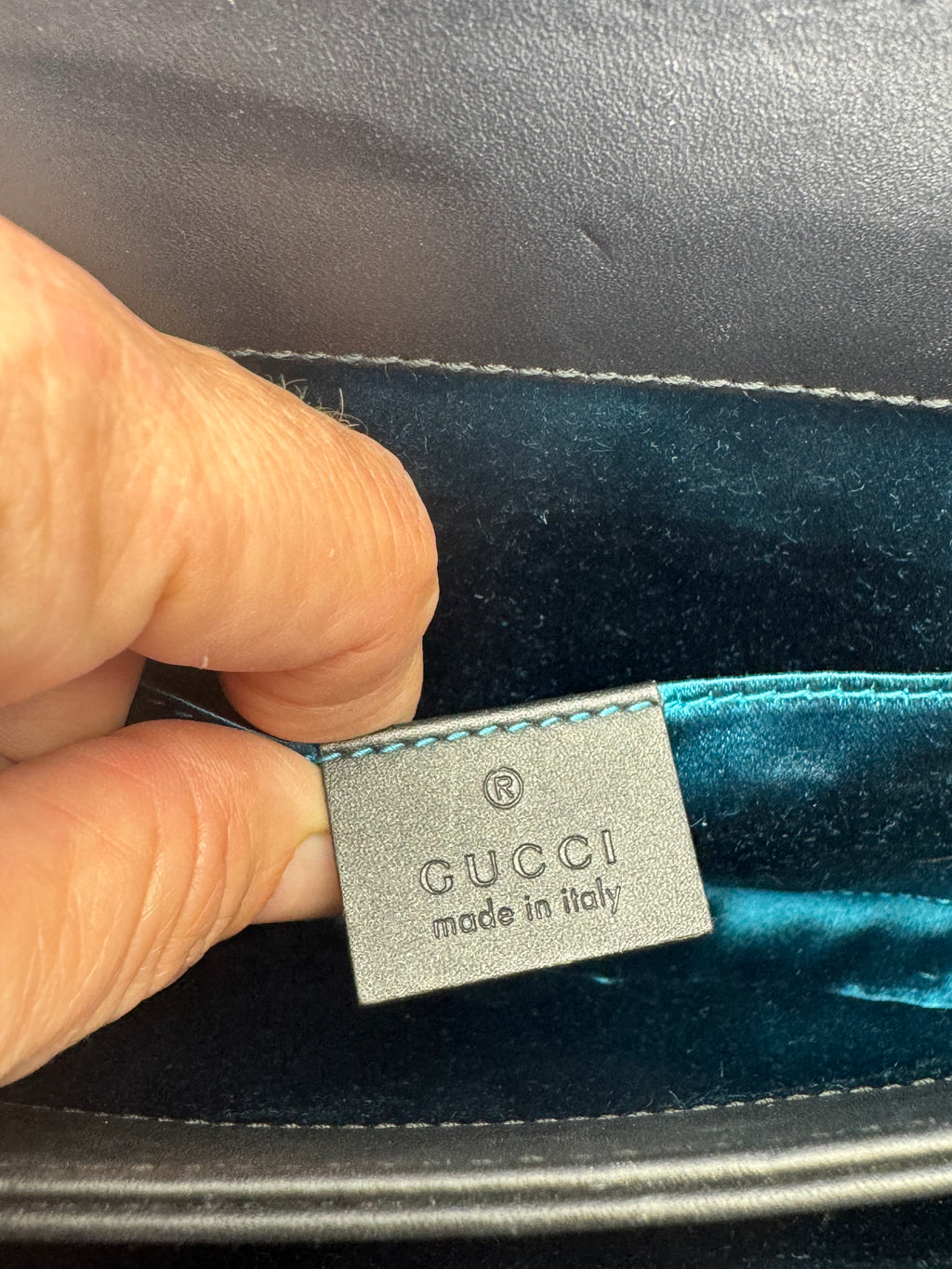 Gucci Suede Web Small Ophidia Chain Bag