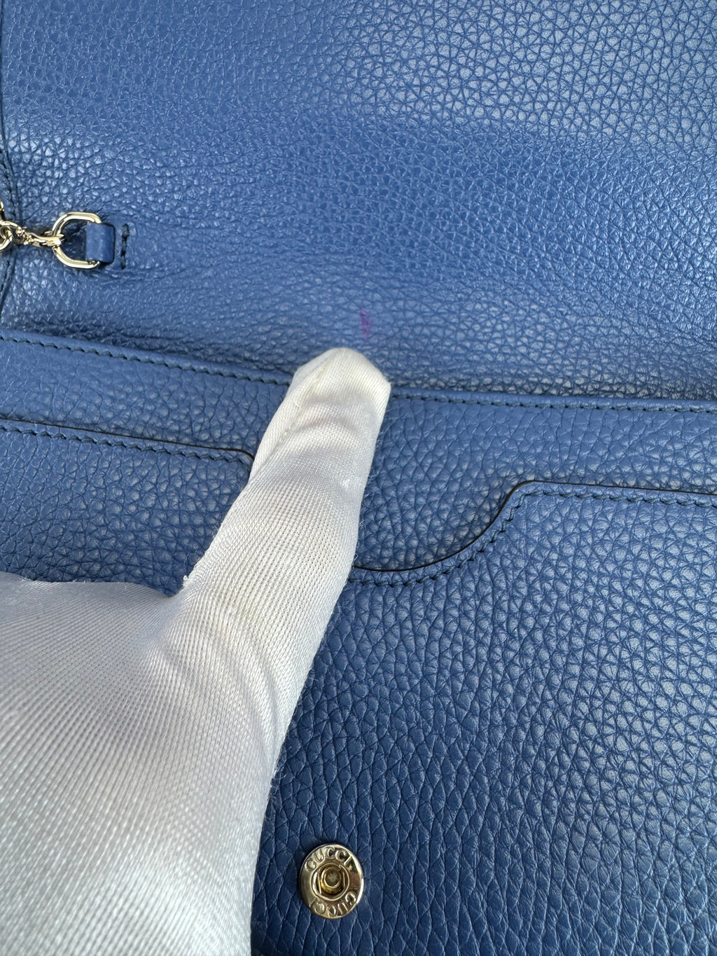 Gucci Soho Leather Wallet on a Chain Bag