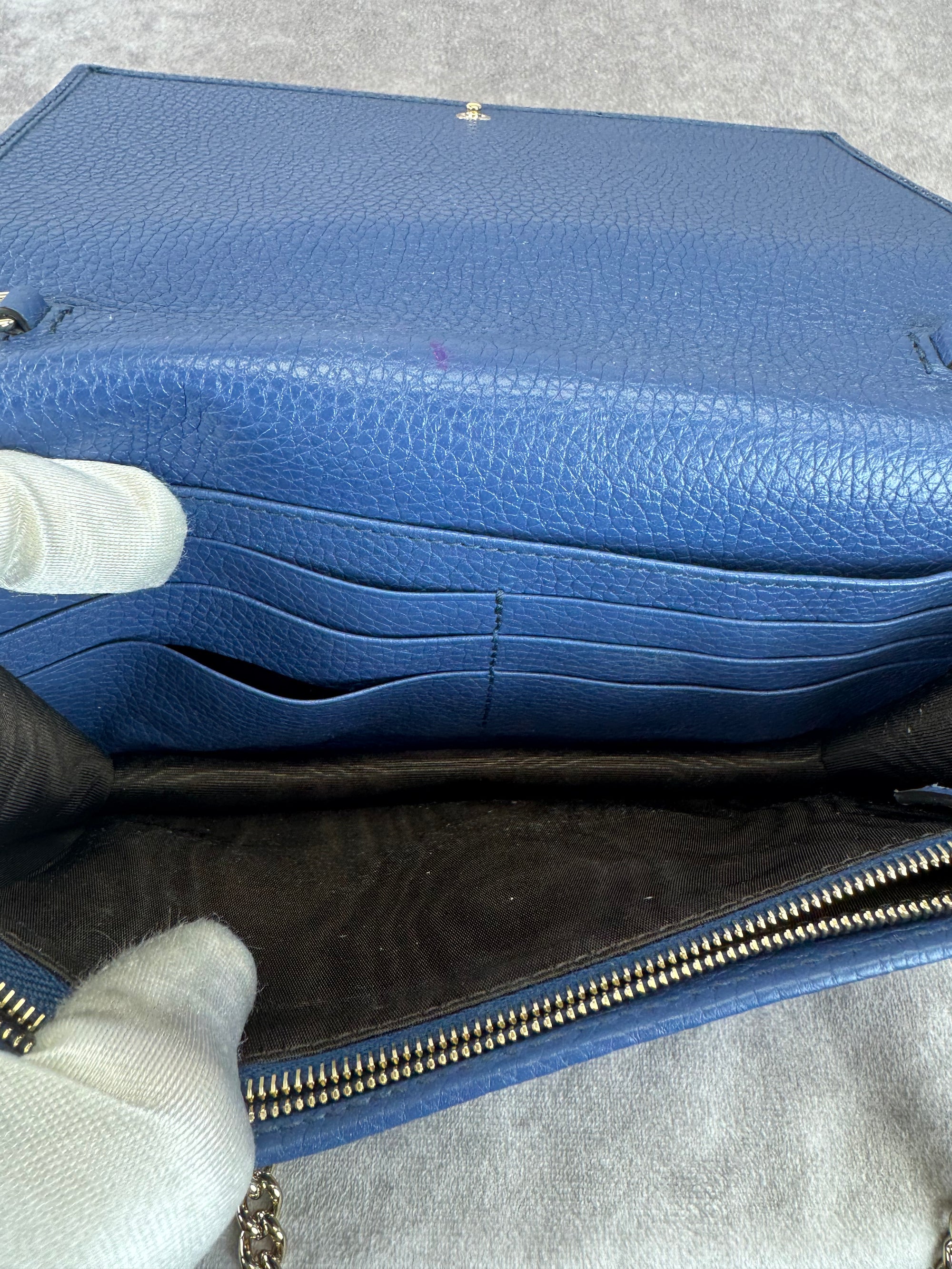 Gucci Soho Leather Wallet on a Chain Bag