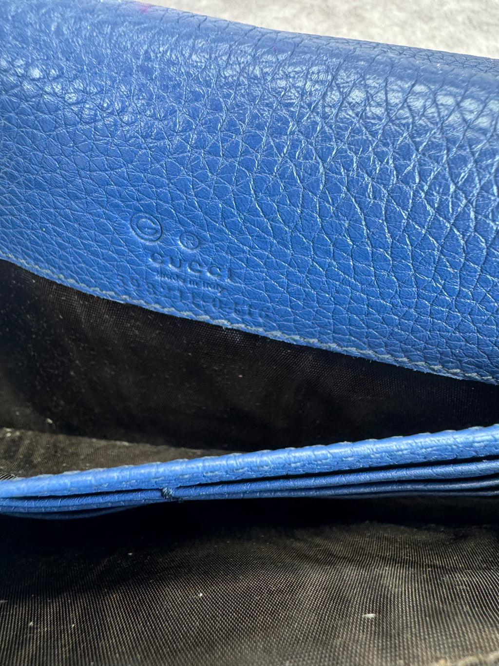 Gucci Soho Leather Wallet on a Chain Bag