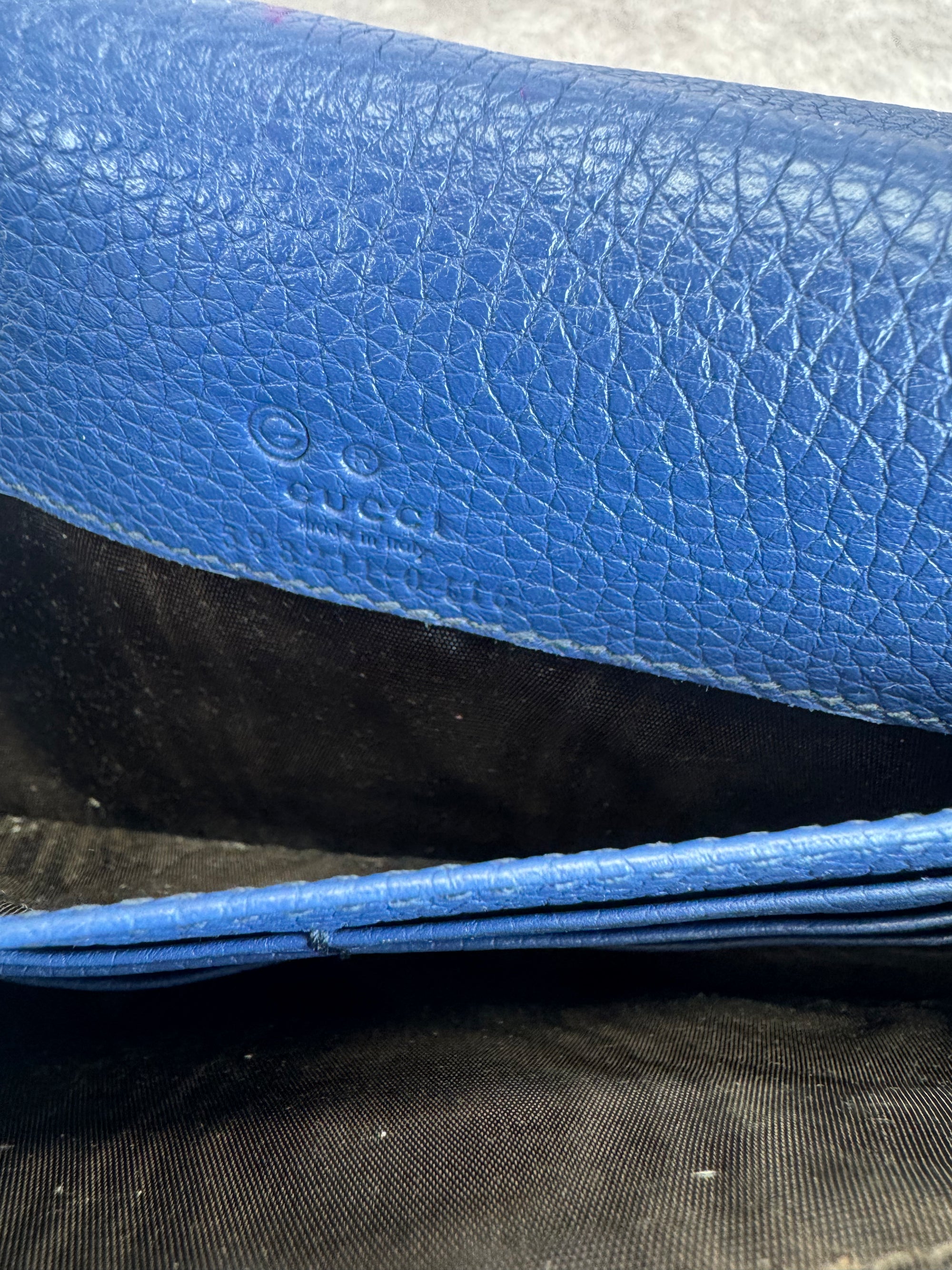 Gucci Soho Leather Wallet on a Chain Bag