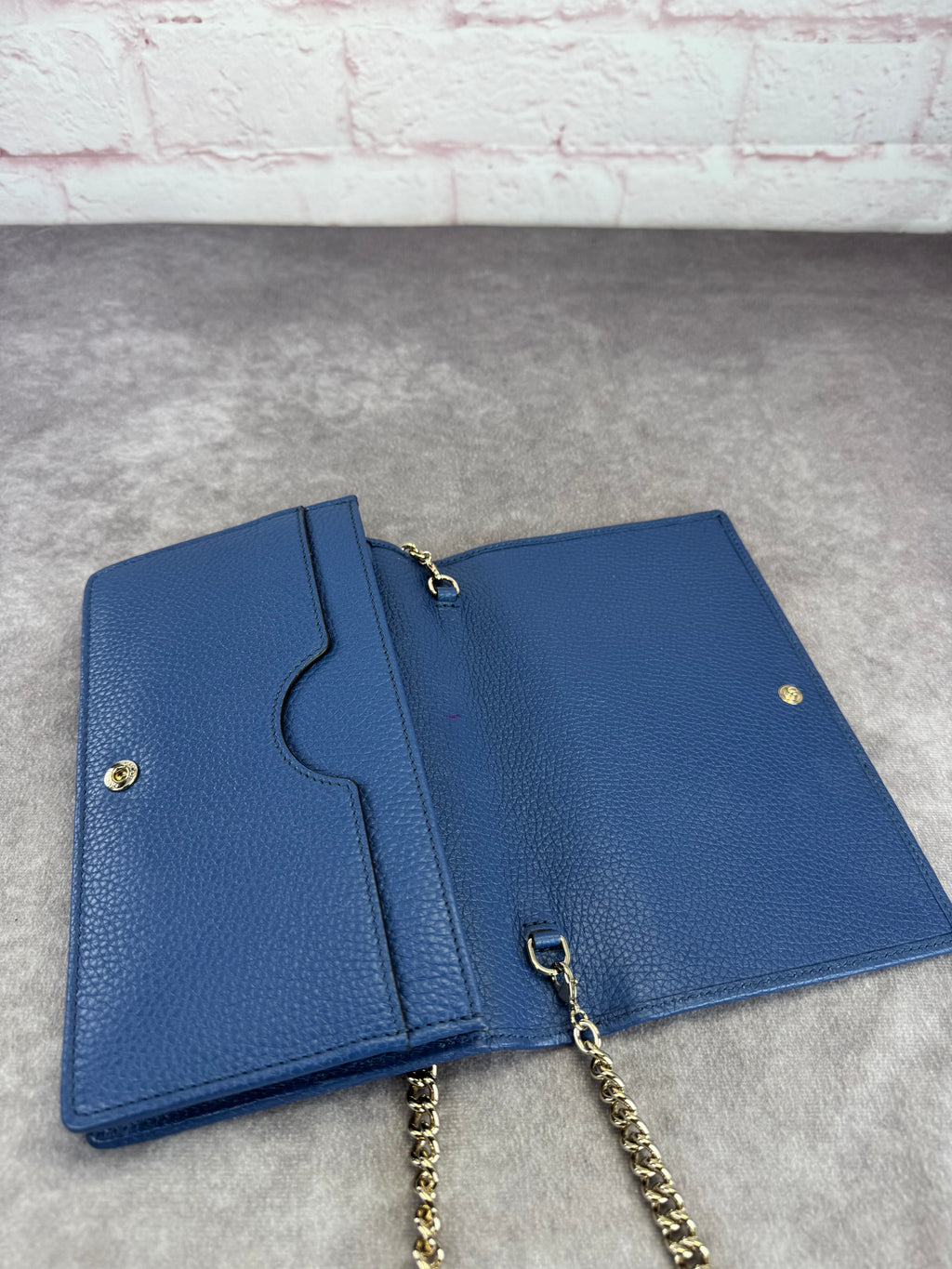 Gucci Soho Leather Wallet on a Chain Bag