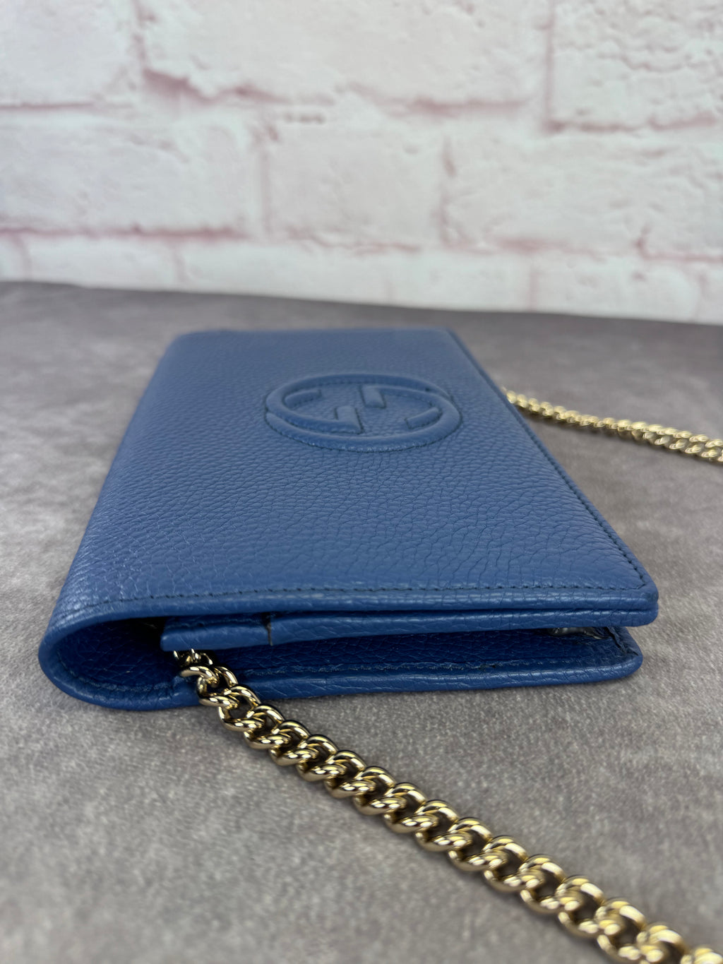 Gucci Soho Leather Wallet on a Chain Bag
