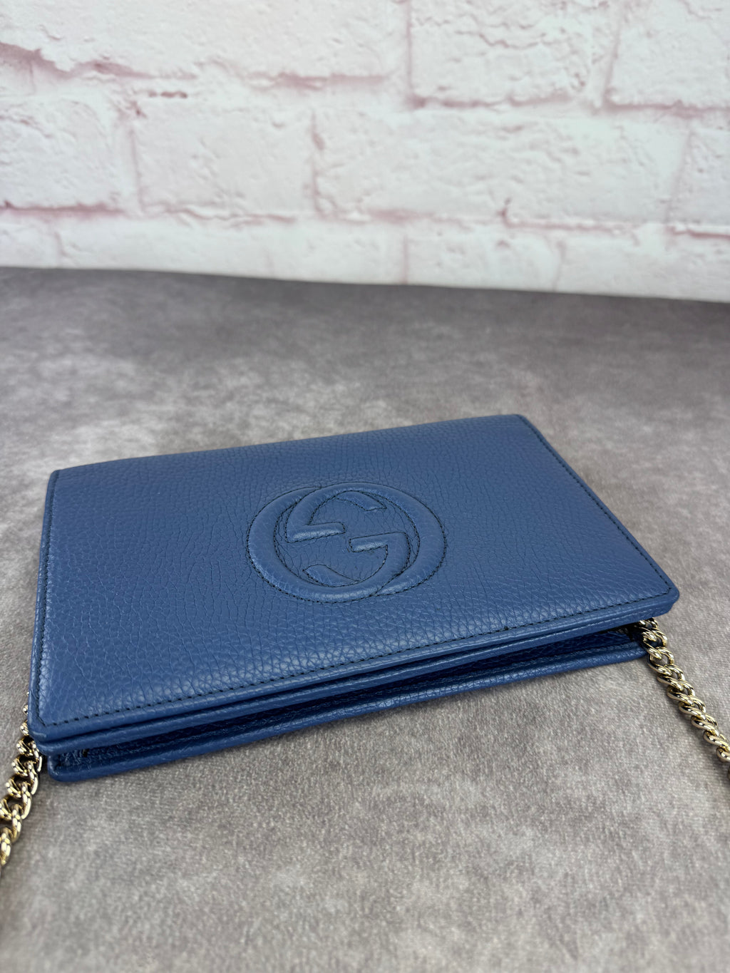 Gucci Soho Leather Wallet on a Chain Bag