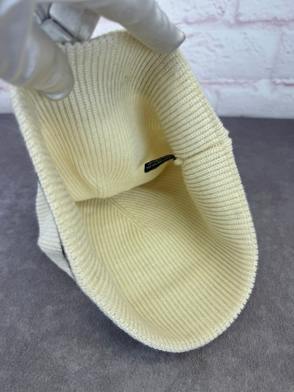 Gucci Knit Wool Silk Web Beanie