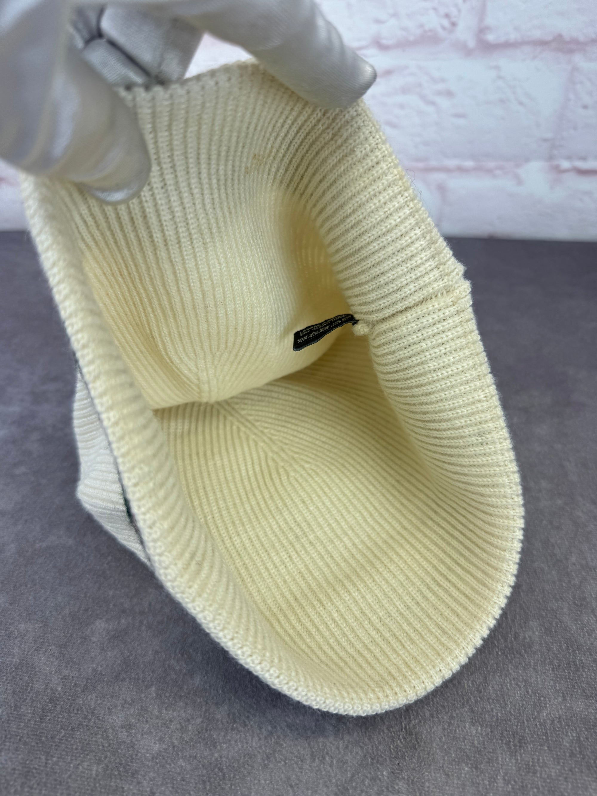 Gucci Knit Wool Silk Web Beanie