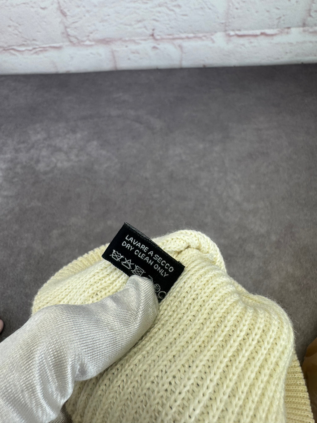 Gucci Knit Wool Silk Web Beanie