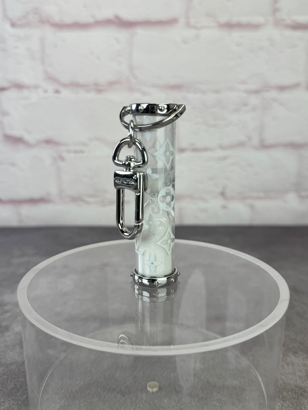 Louis Vuitton VIP Clear Monogram Hourglass Bag Charm