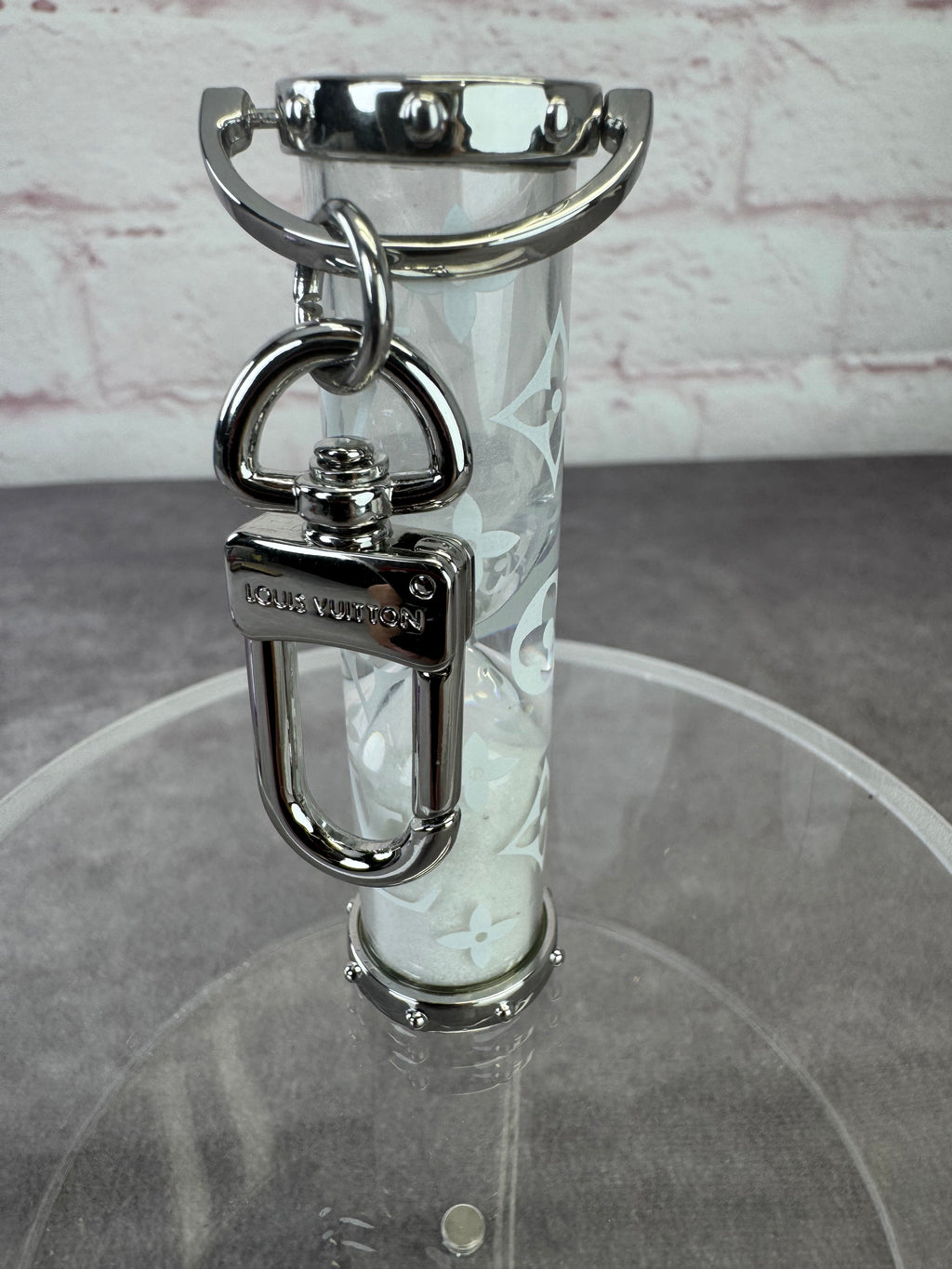 Louis Vuitton VIP Clear Monogram Hourglass Bag Charm
