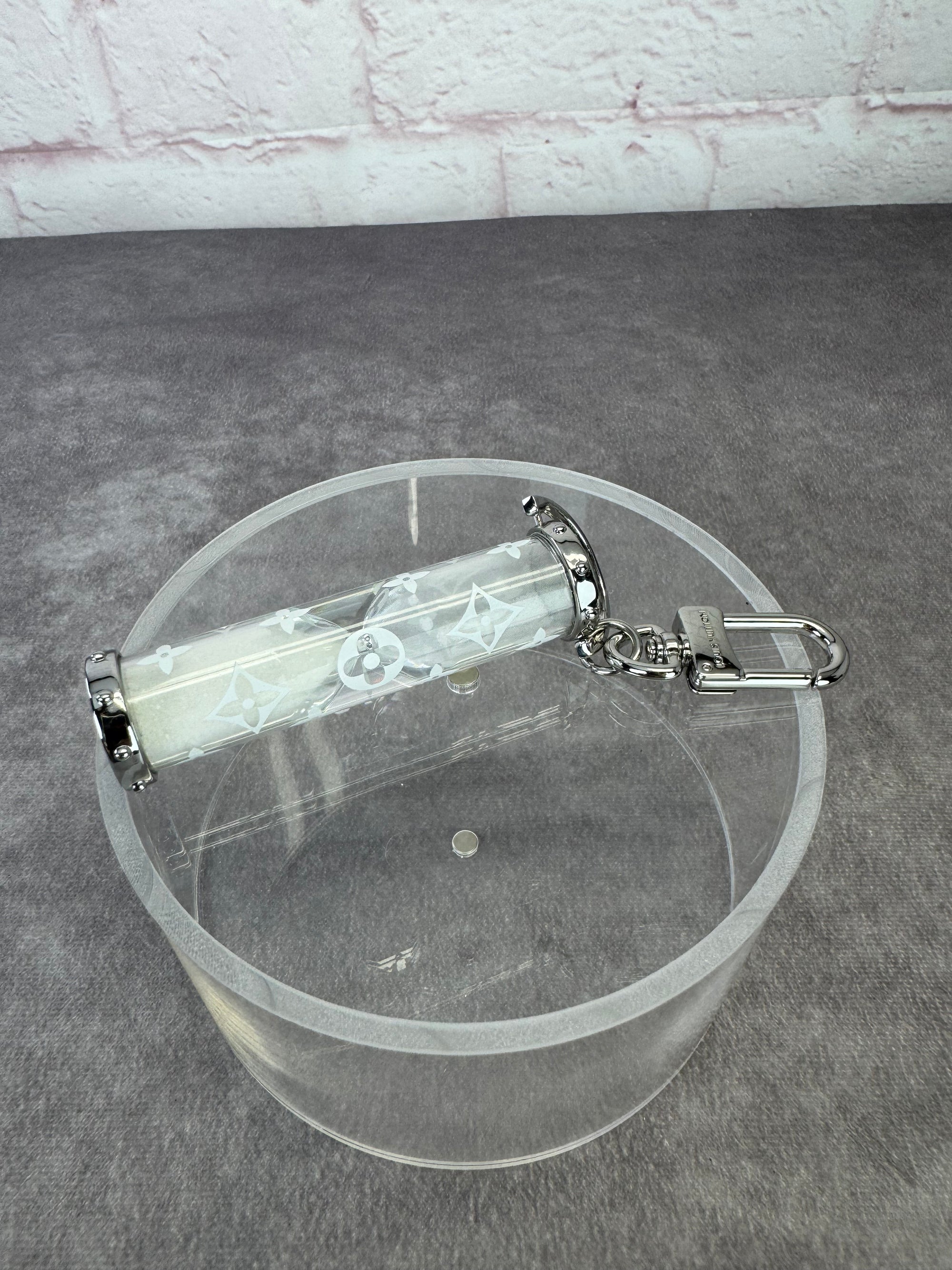 Louis Vuitton VIP Clear Monogram Hourglass Bag Charm
