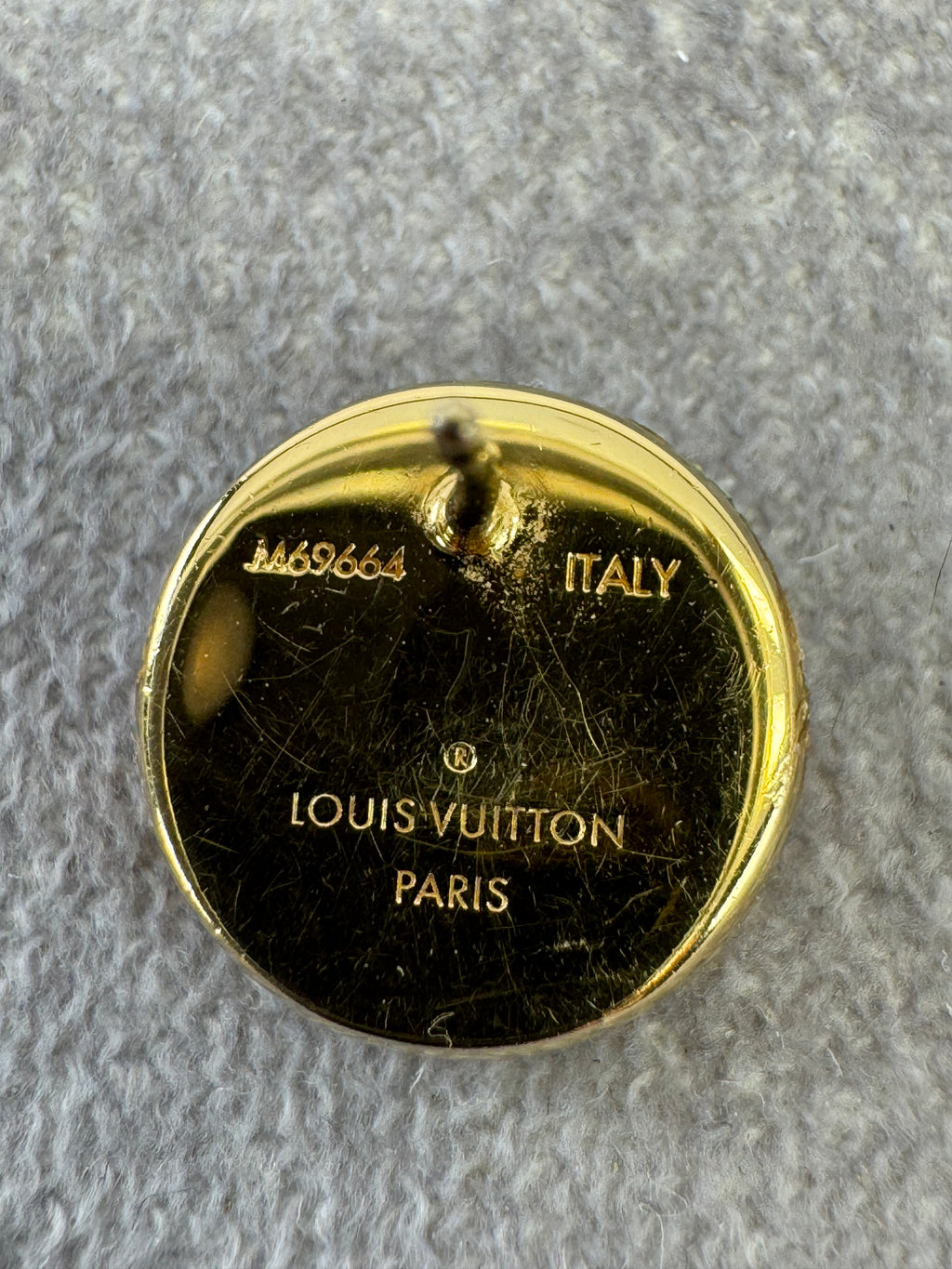 Louis Vuitton L to V Stud Earrings