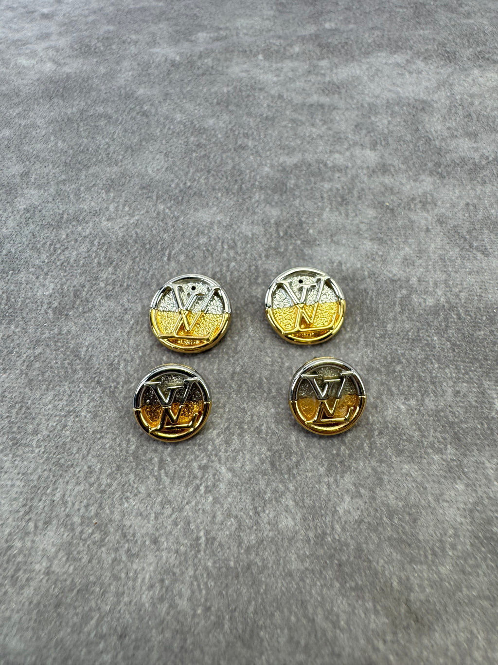 Louis Vuitton L to V Stud Earrings