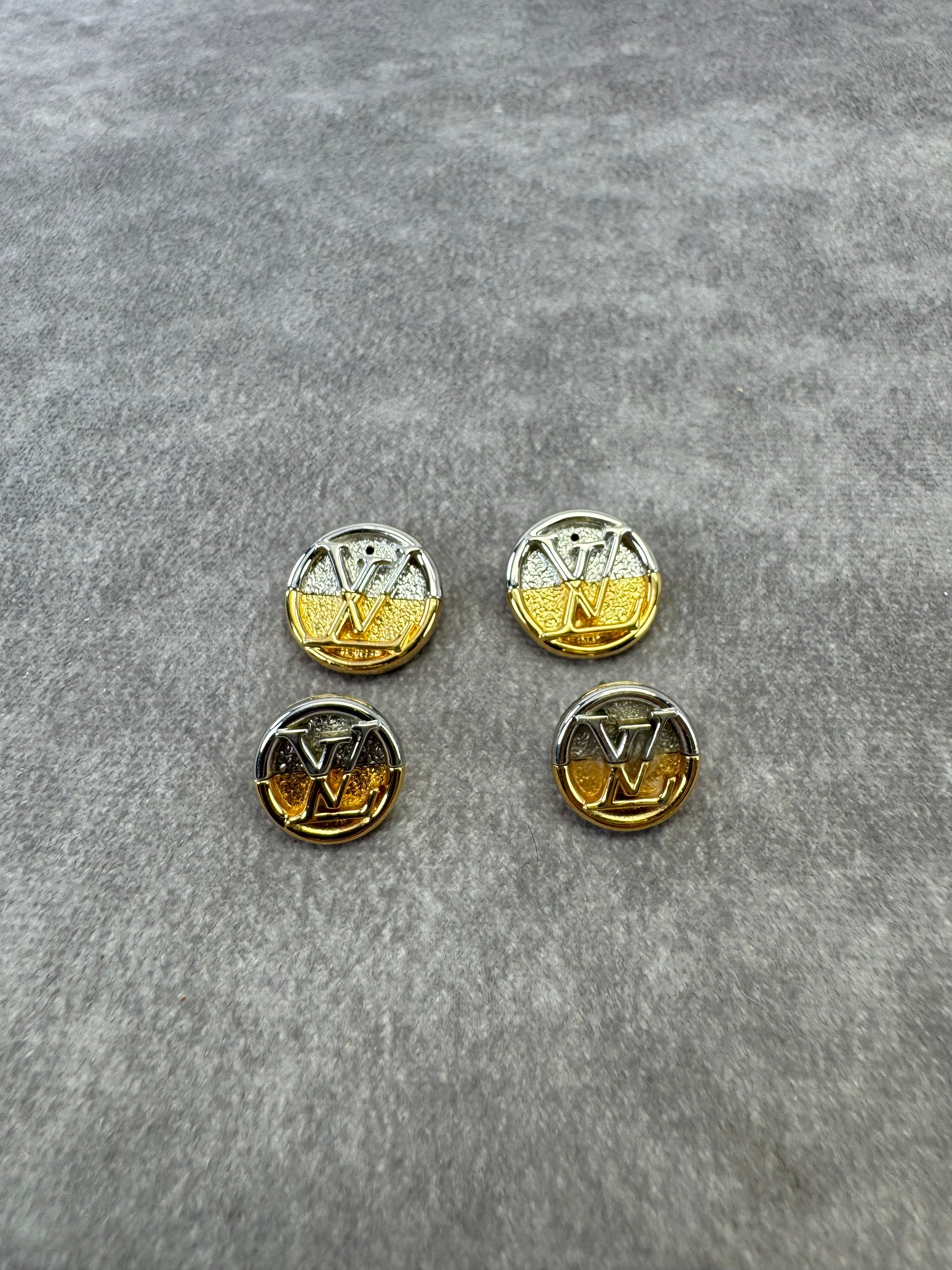 Louis Vuitton L to V Stud Earrings