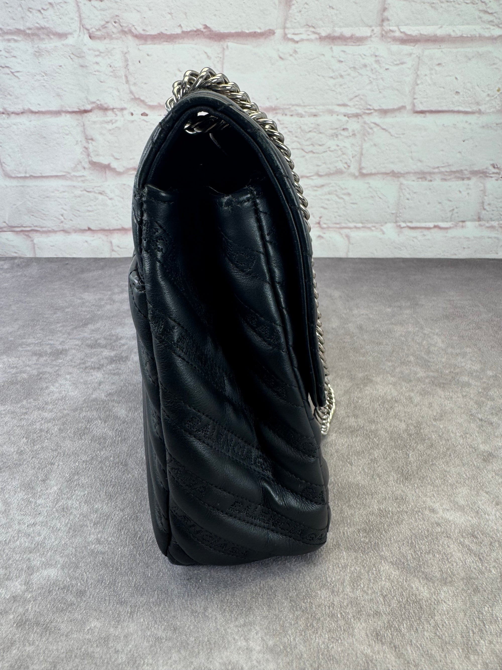 Balenciaga Matelasse Black BB Round Large Chain Flap Bag