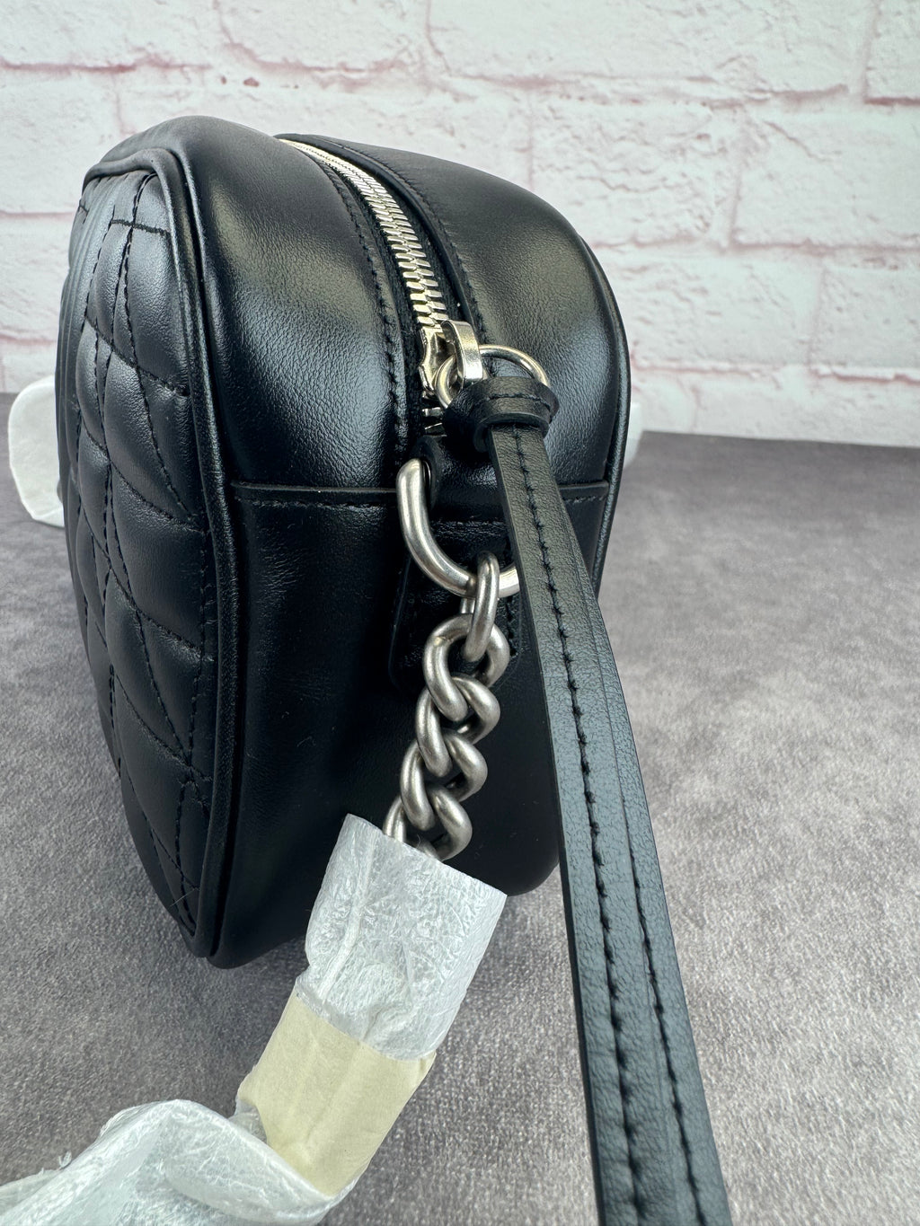 Gucci Matelasse Aria Small GG Marmont Shoulder Bag