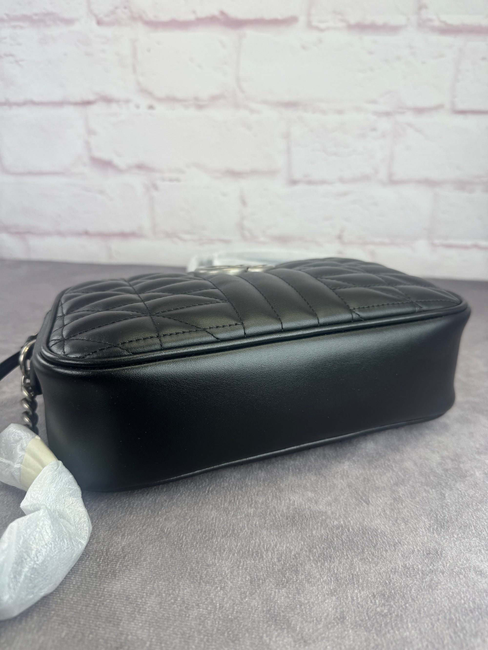 Gucci Matelasse Aria Small GG Marmont Shoulder Bag