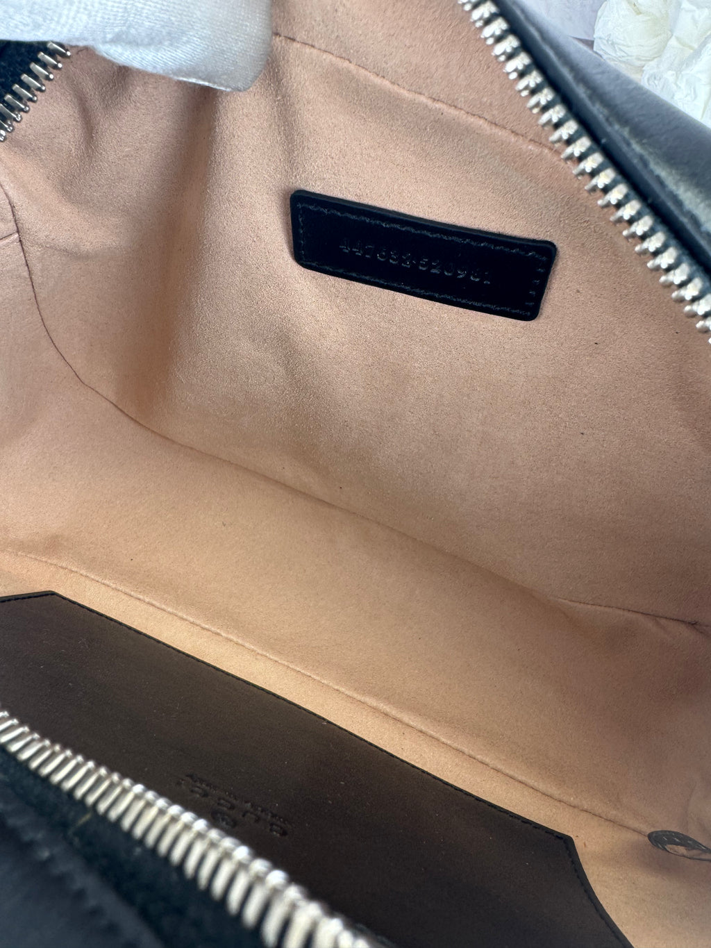 Gucci Matelasse Aria Small GG Marmont Shoulder Bag