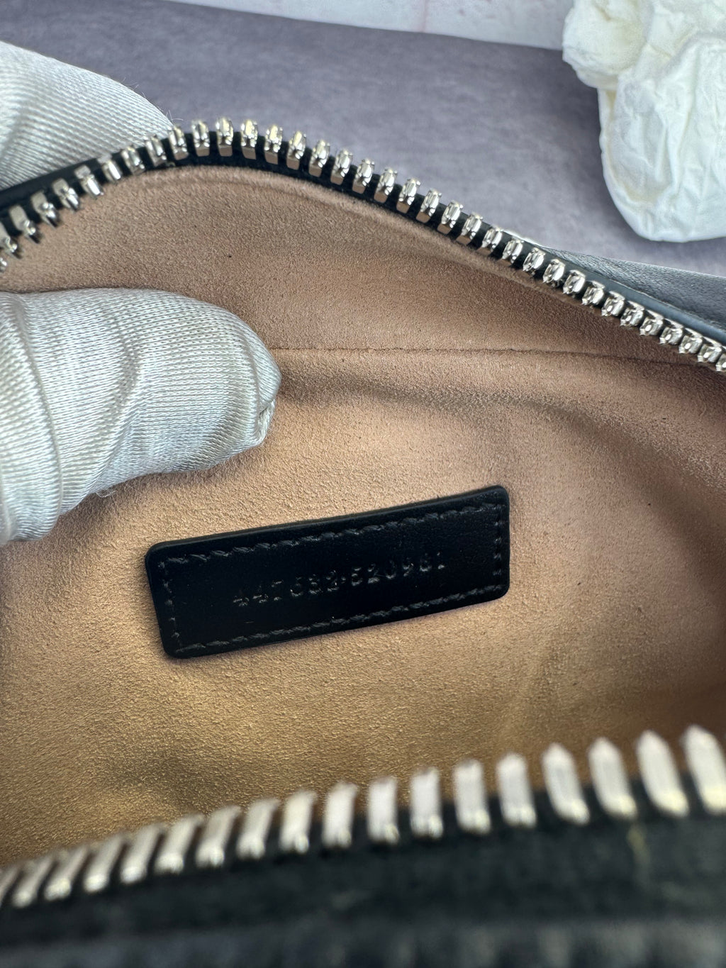 Gucci Matelasse Aria Small GG Marmont Shoulder Bag