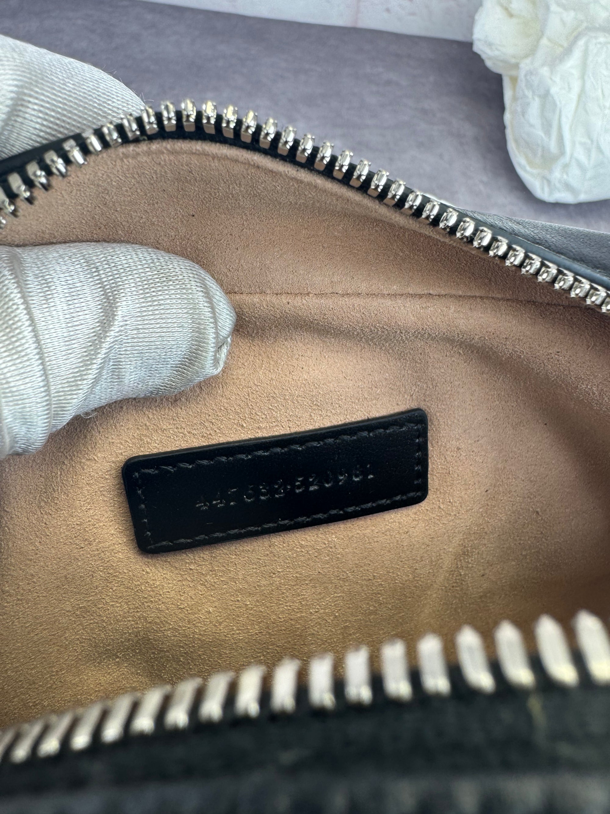 Gucci Matelasse Aria Small GG Marmont Shoulder Bag