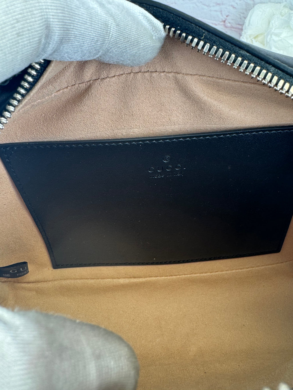 Gucci Matelasse Aria Small GG Marmont Shoulder Bag