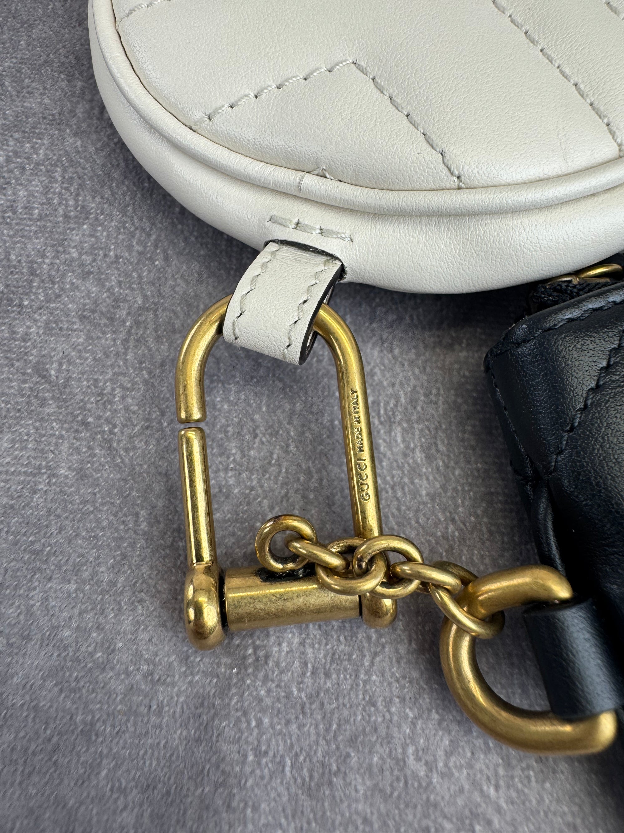 Gucci Calfskin Matelasse GG Marmont Coin Purse Key Case Set