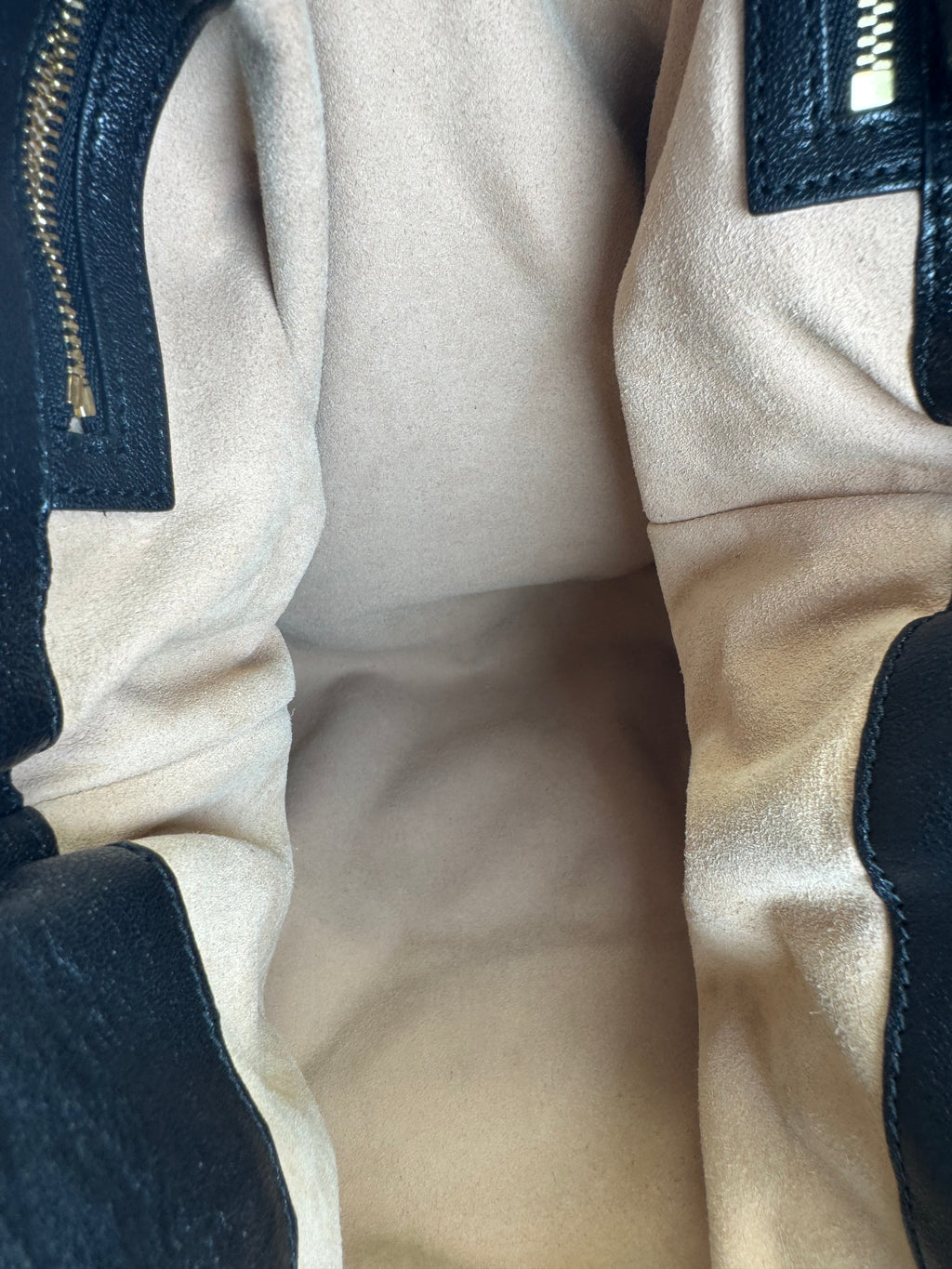 Gucci 1955 Horsebit Cinch Top Leather Bag