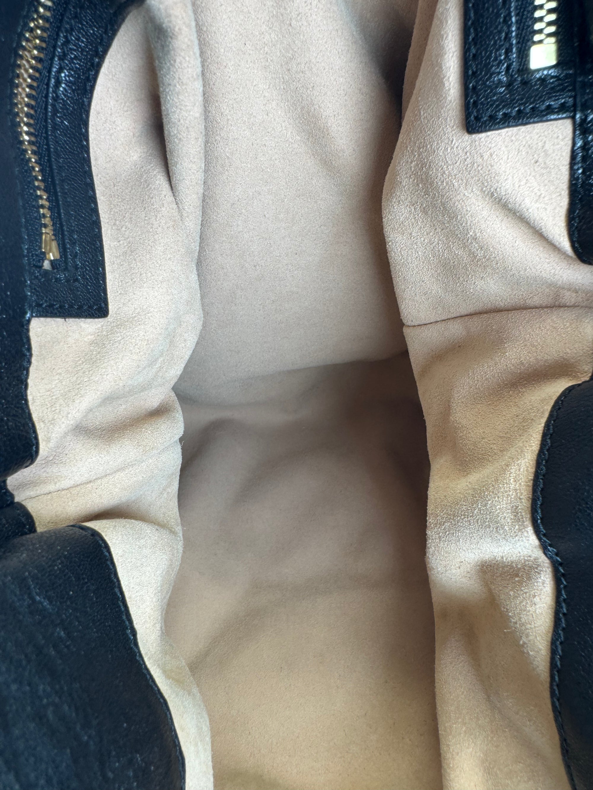 Gucci 1955 Horsebit Cinch Top Leather Bag