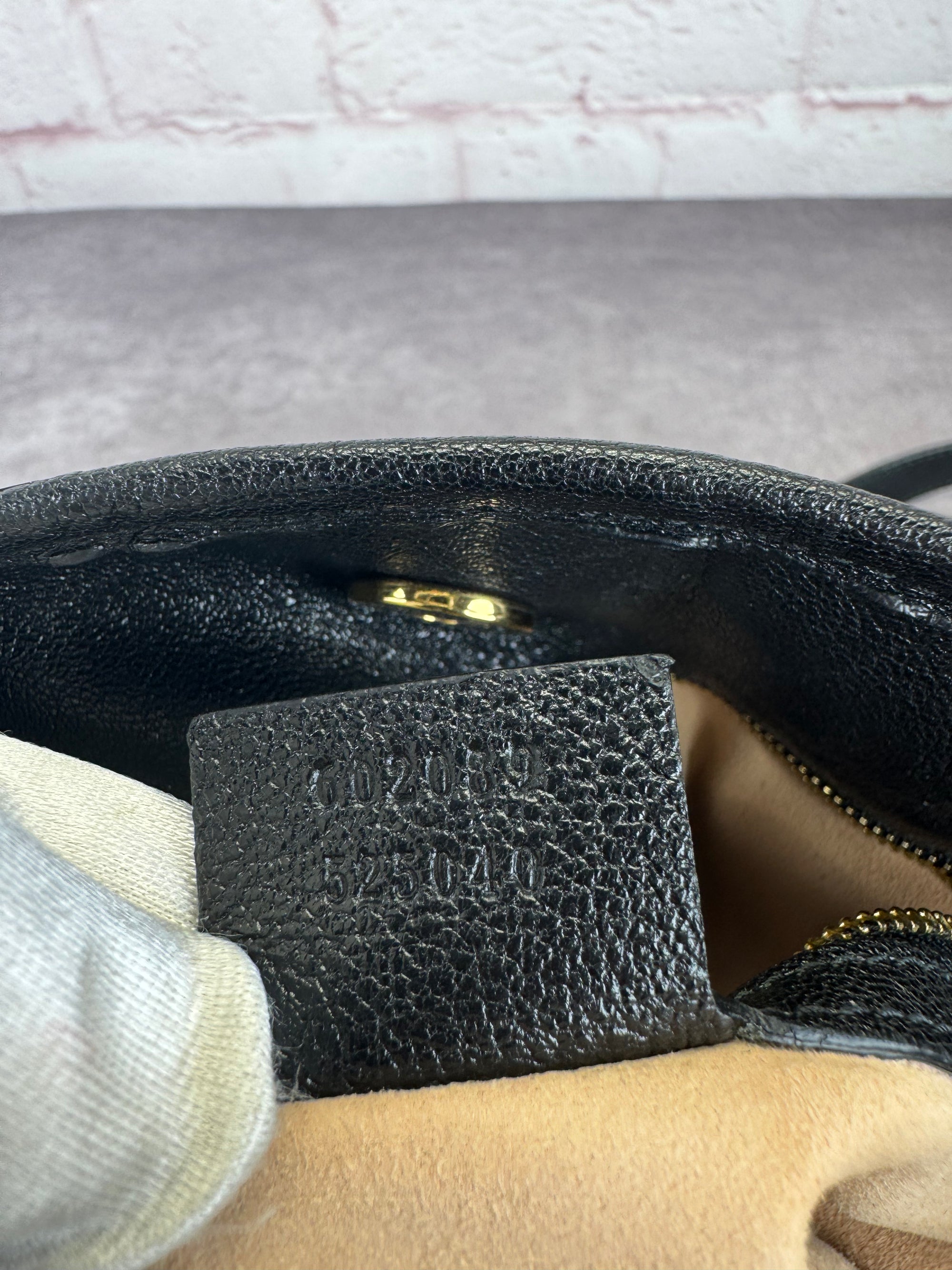 Gucci 1955 Horsebit Cinch Top Leather Bag