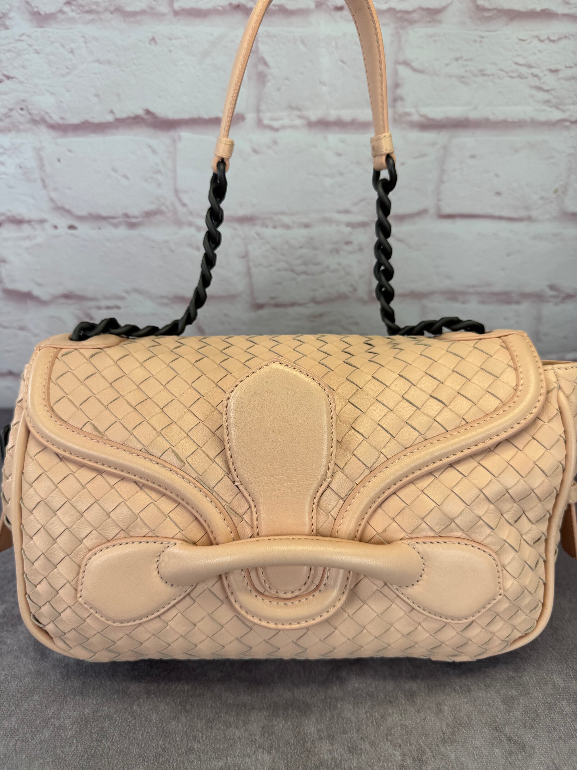 Bottega Veneta Monalisa Intrecciato Nappa Rialto Shoulder Bag