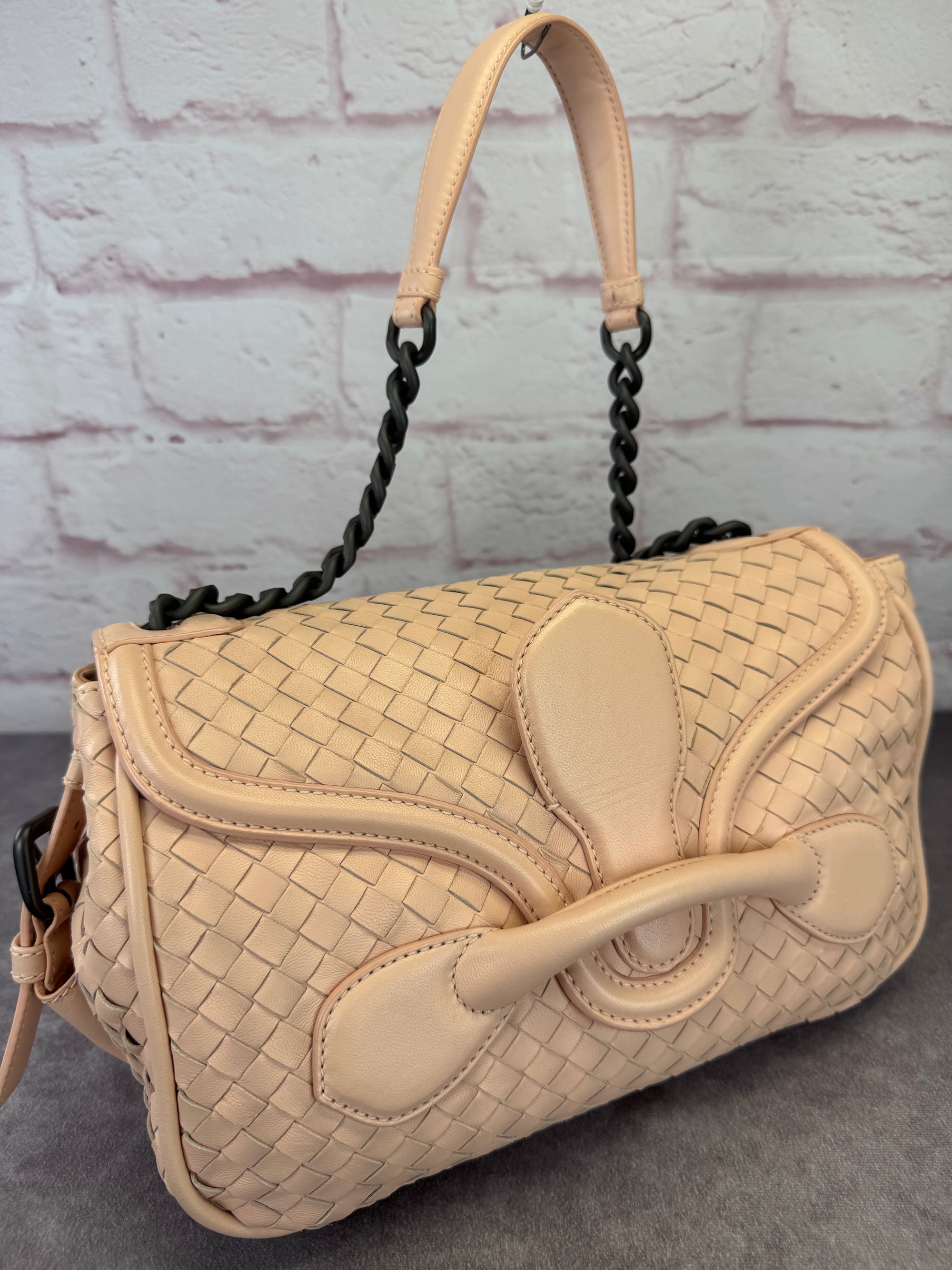 Bottega Veneta Monalisa Intrecciato Nappa Rialto Shoulder Bag