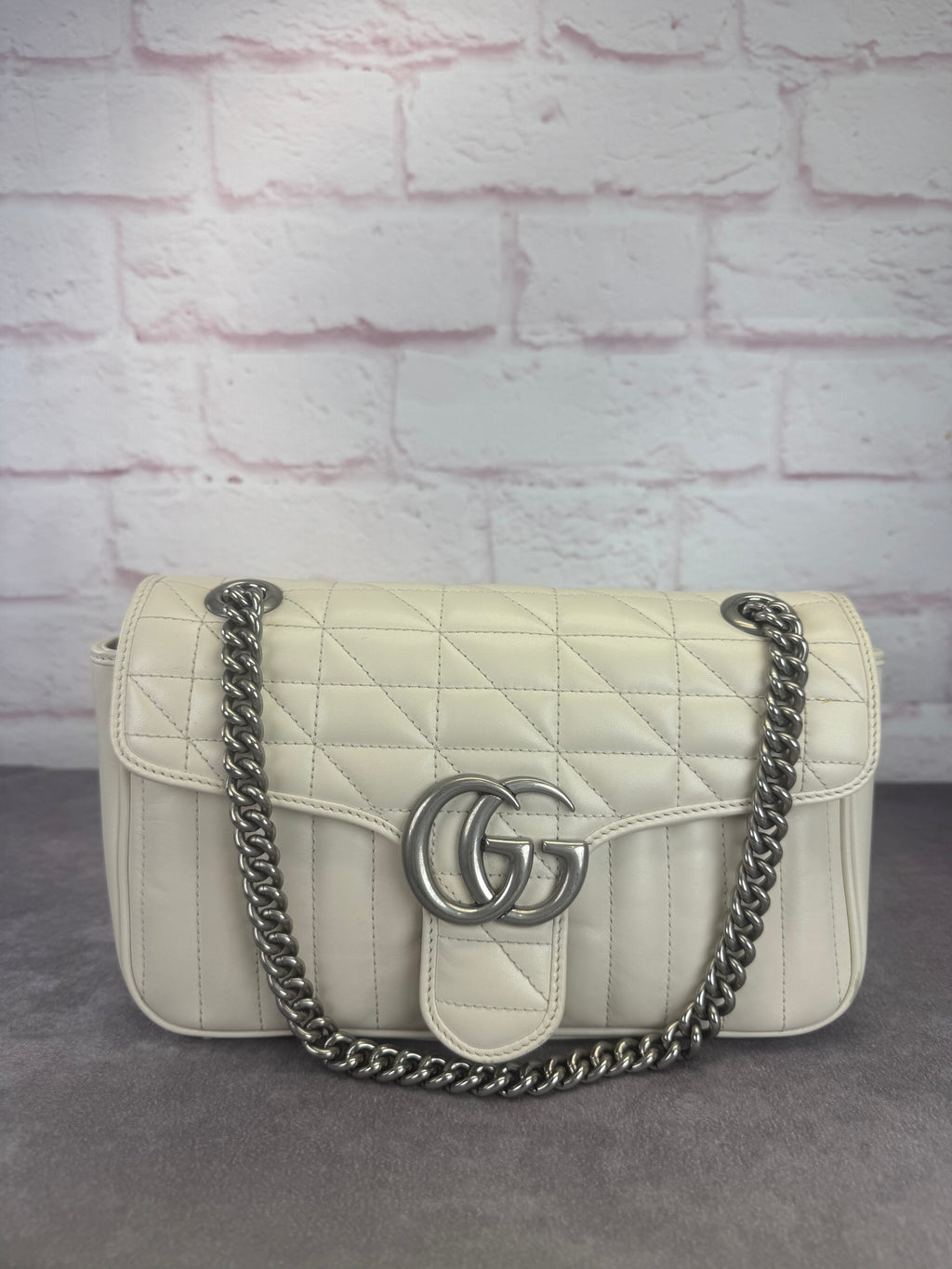 Gucci Small Marmont Matelasse Aria Bag