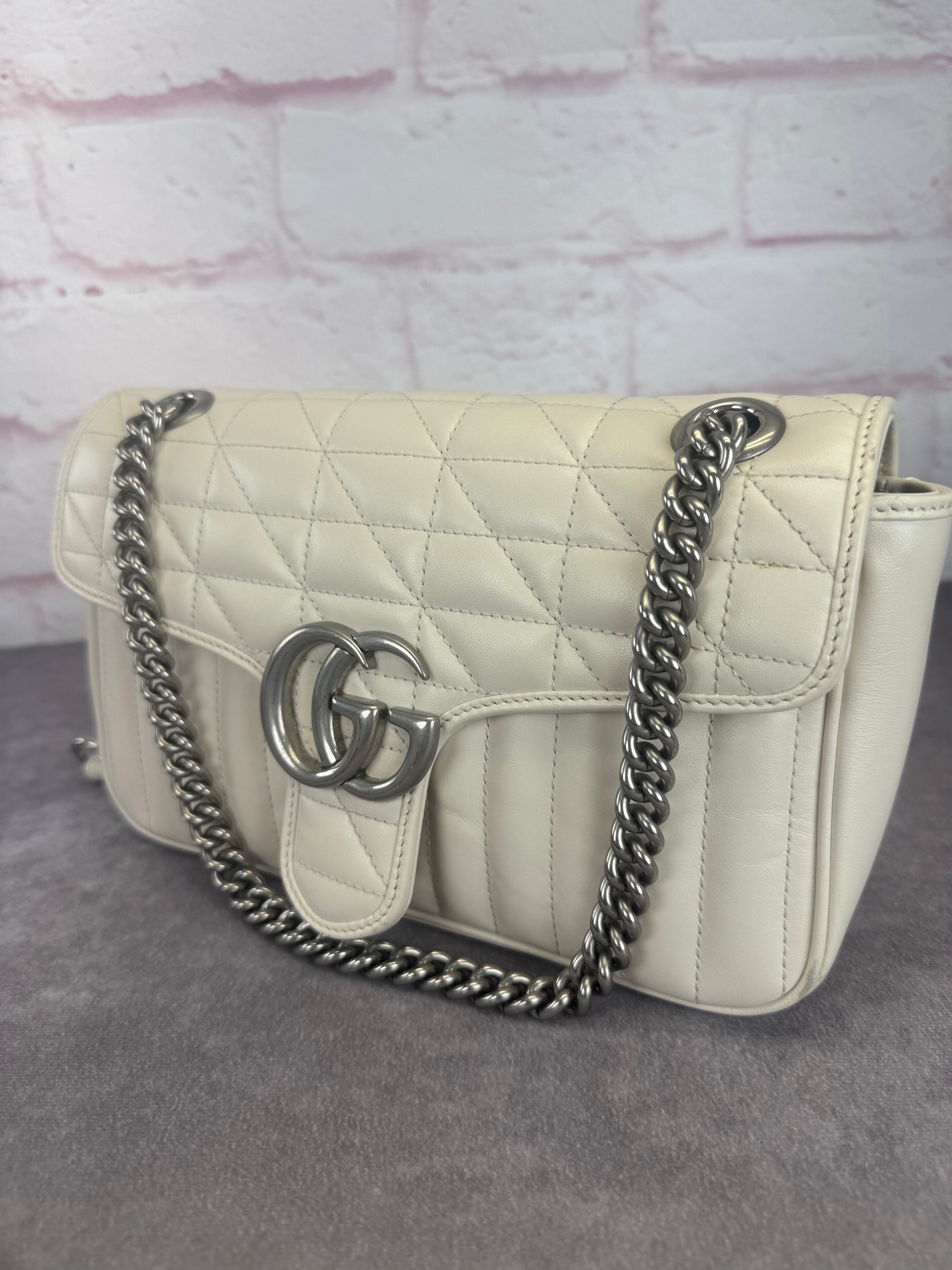 Gucci Small Marmont Matelasse Aria Bag