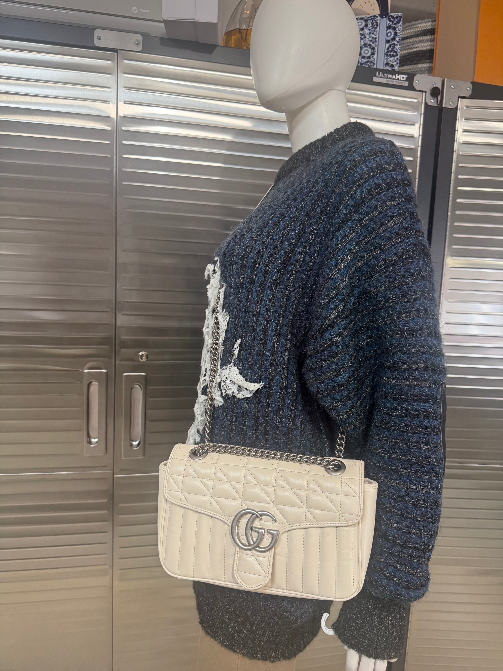 Gucci Small Marmont Matelasse Aria Bag