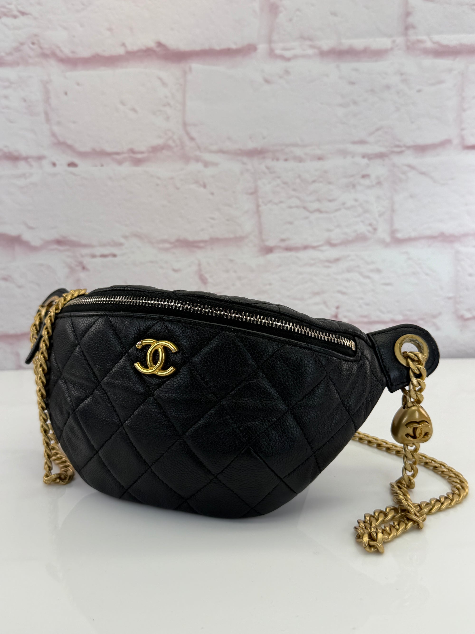 Chanel 2024 Quilted Sweetheart Waist Bag
