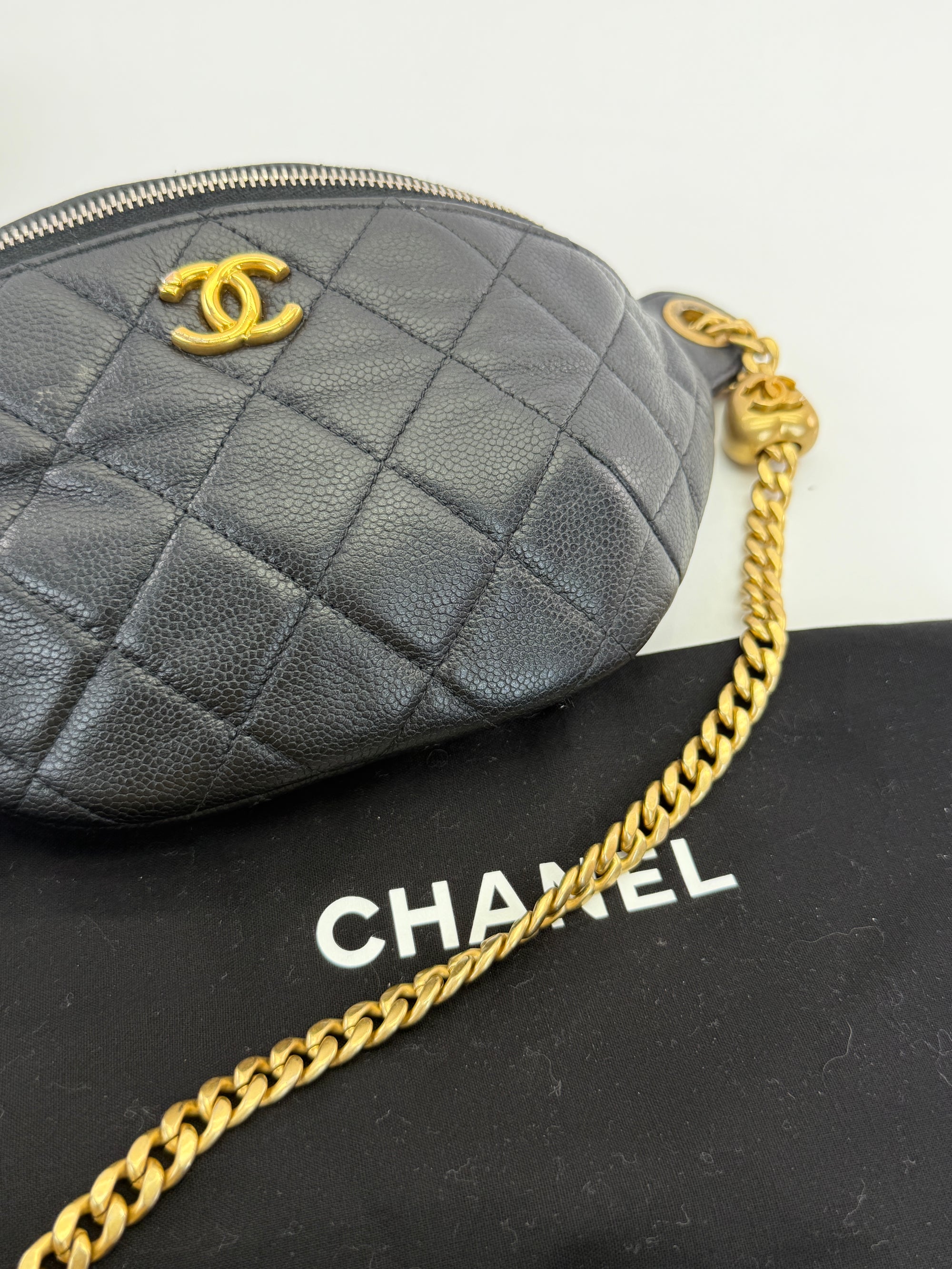 Chanel 2024 Quilted Sweetheart Waist Bag