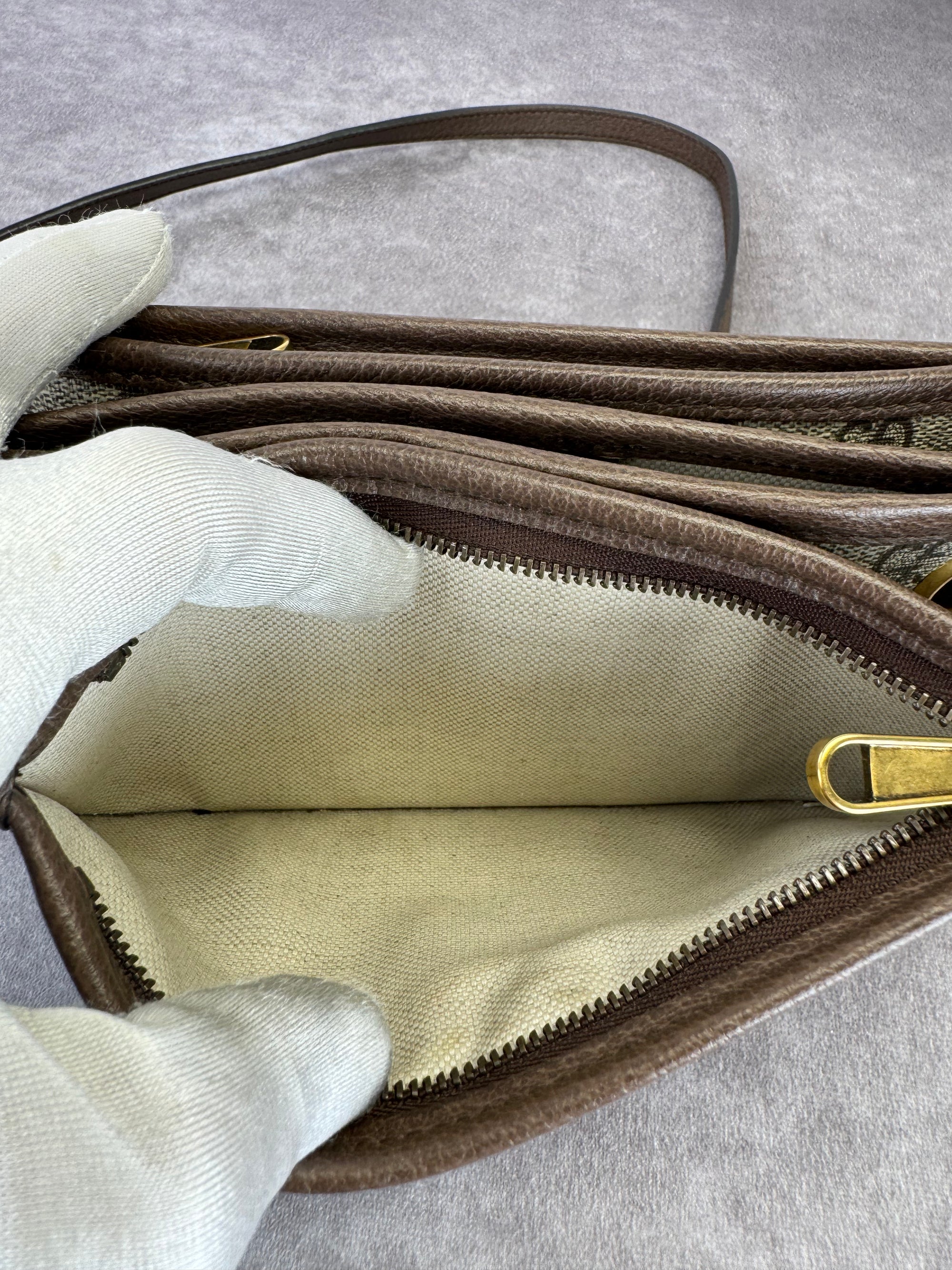 Gucci GG Supreme Monogram Web Ophidia Crossbody