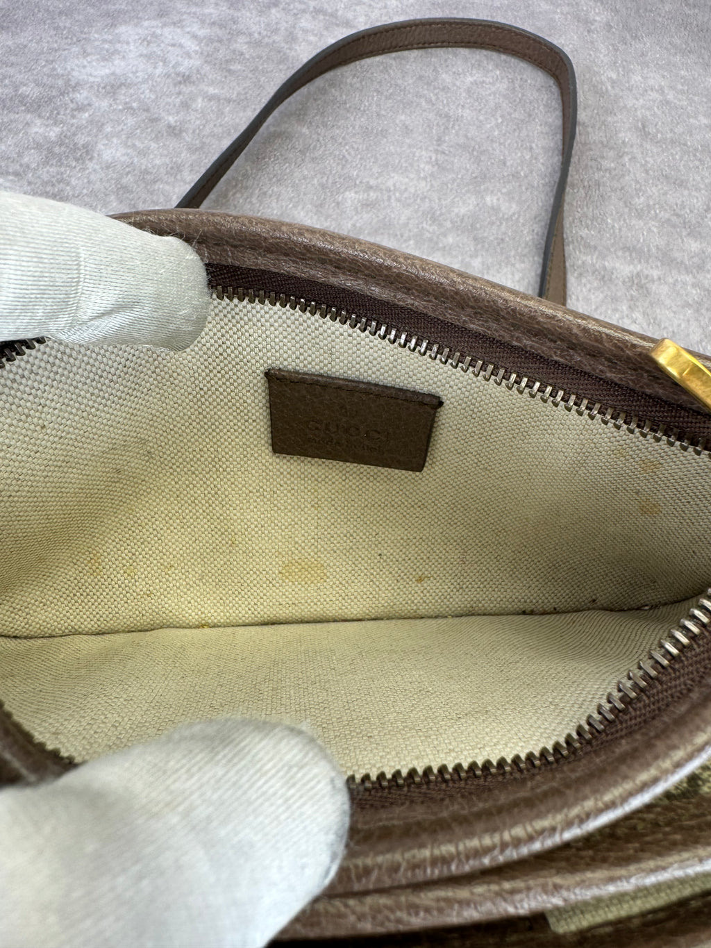 Gucci GG Supreme Monogram Web Ophidia Crossbody