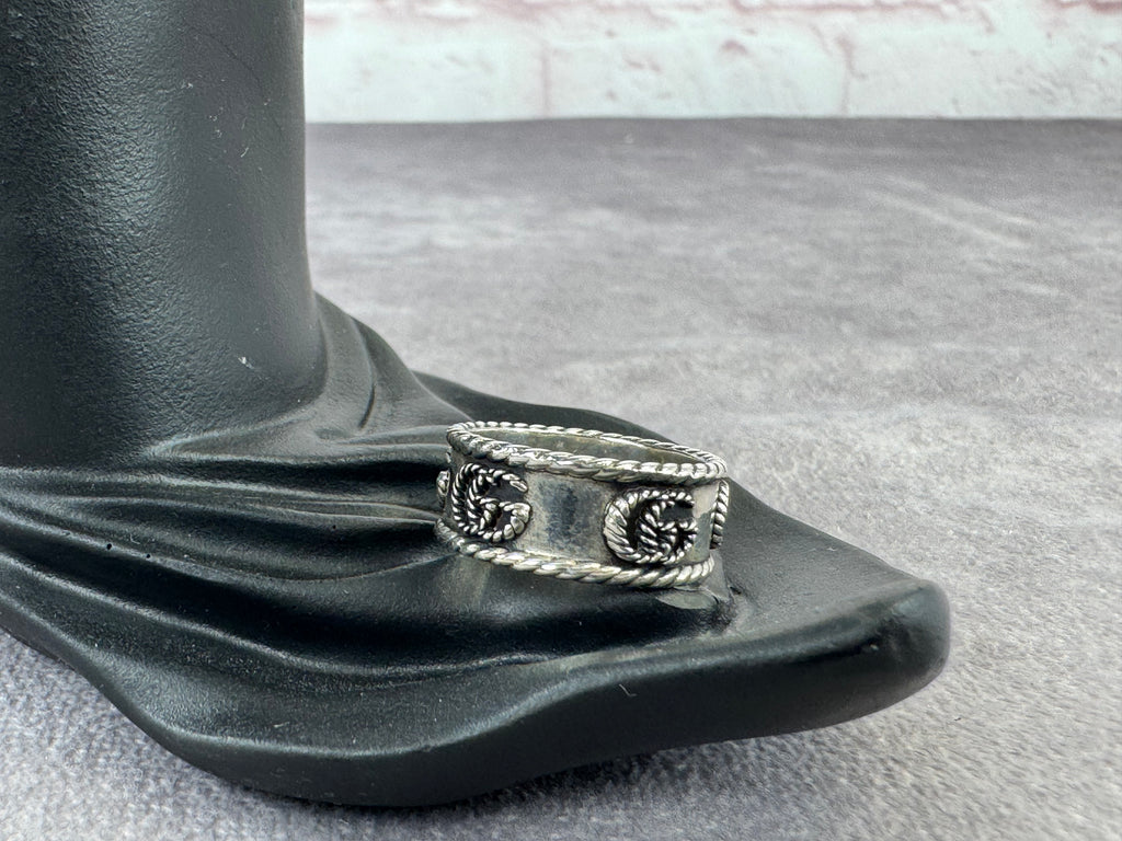 Gucci GG Marmont Wide 925 Silver Ring