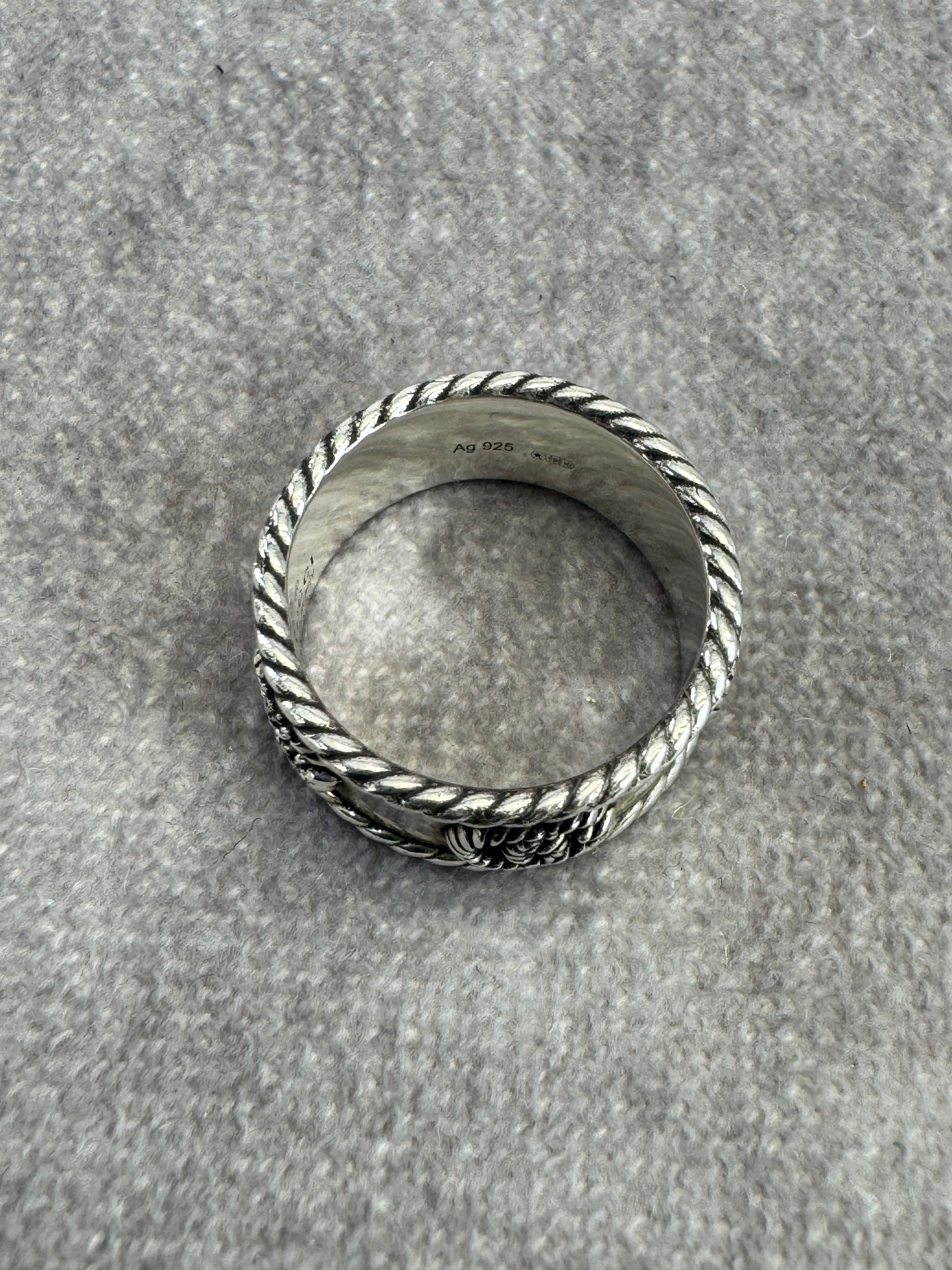 Gucci GG Marmont Wide 925 Silver Ring