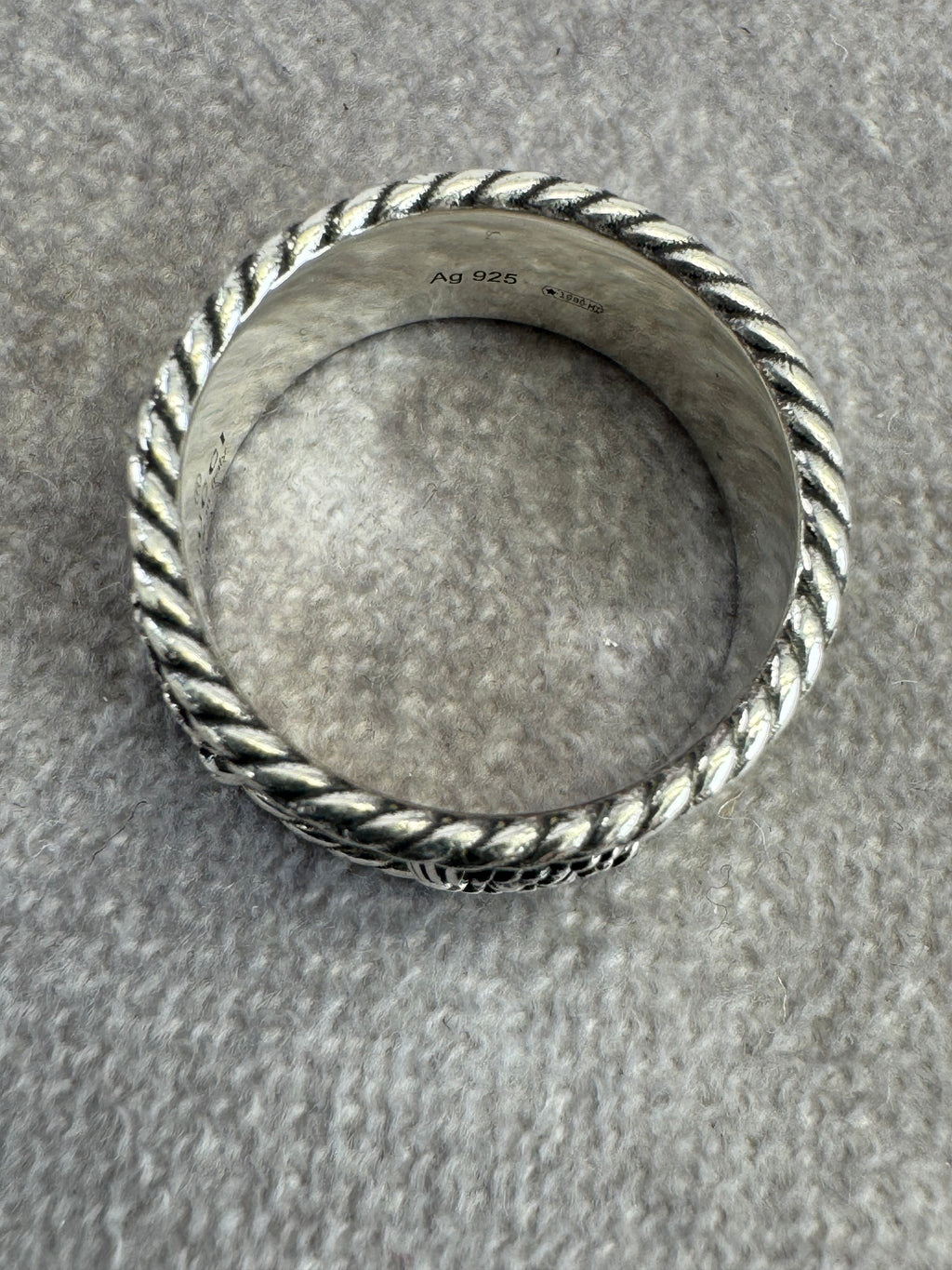 Gucci GG Marmont Wide 925 Silver Ring