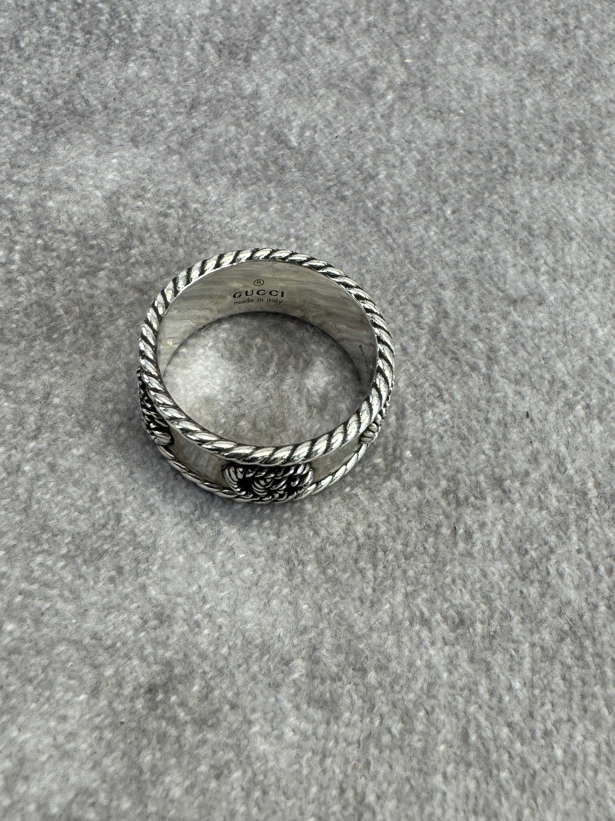 Gucci GG Marmont Wide 925 Silver Ring
