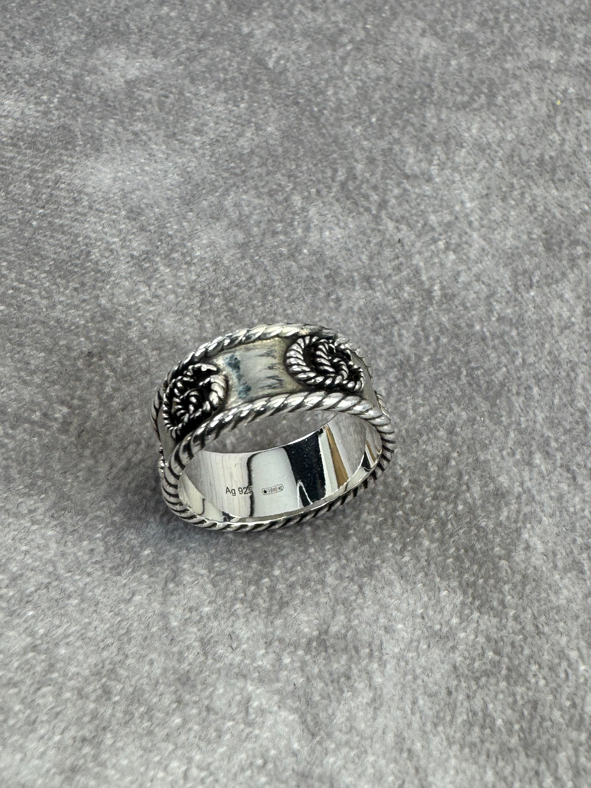 Gucci GG Marmont Wide 925 Silver Ring