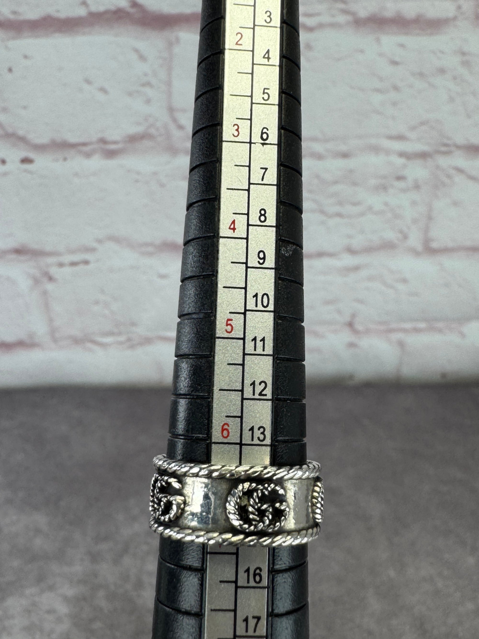 Gucci GG Marmont Wide 925 Silver Ring