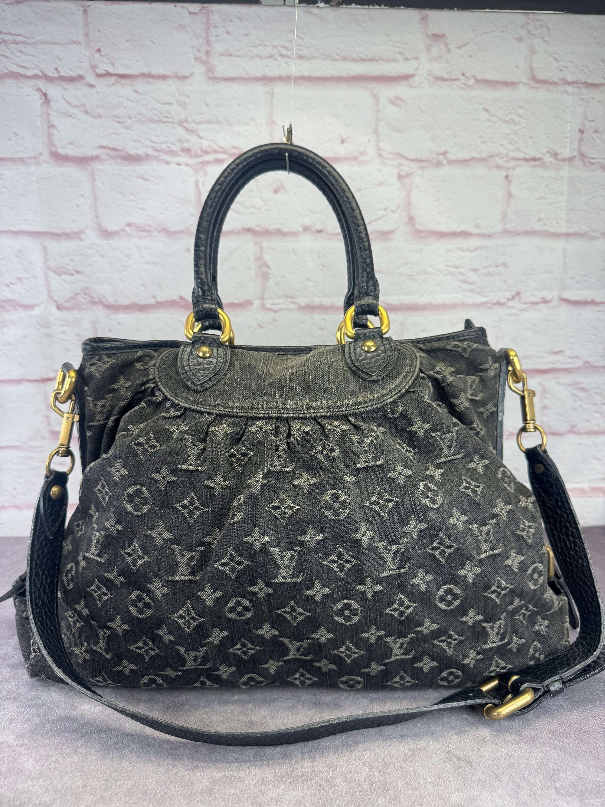 Louis Vuitton Denim Monogram Neo Cabby MM Handbag