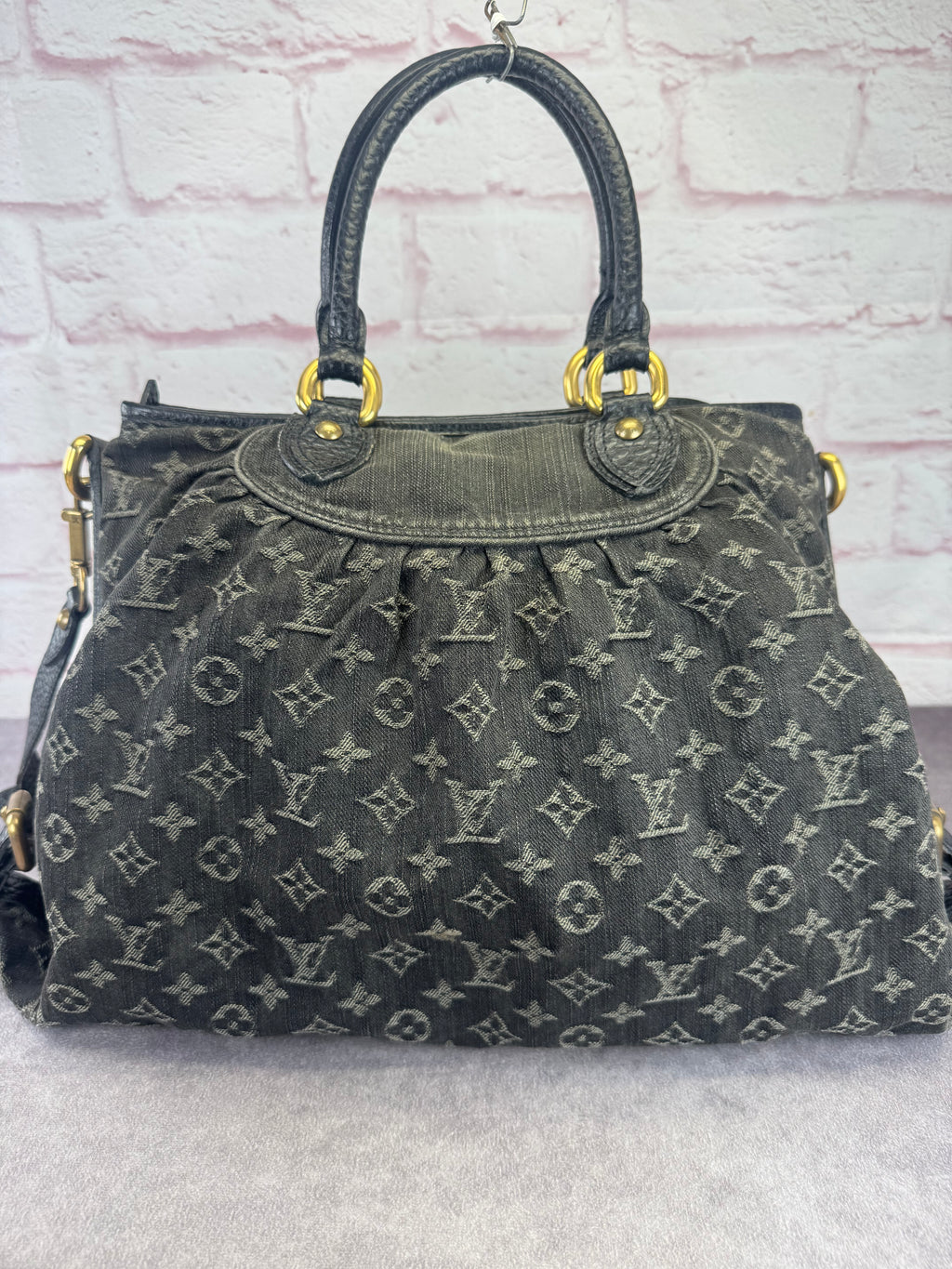 Louis Vuitton Denim Monogram Neo Cabby MM Handbag