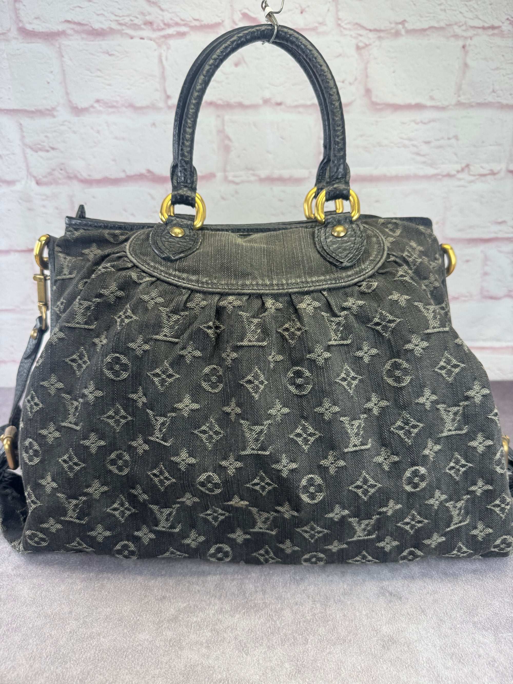 Louis Vuitton Denim Monogram Neo Cabby MM Handbag