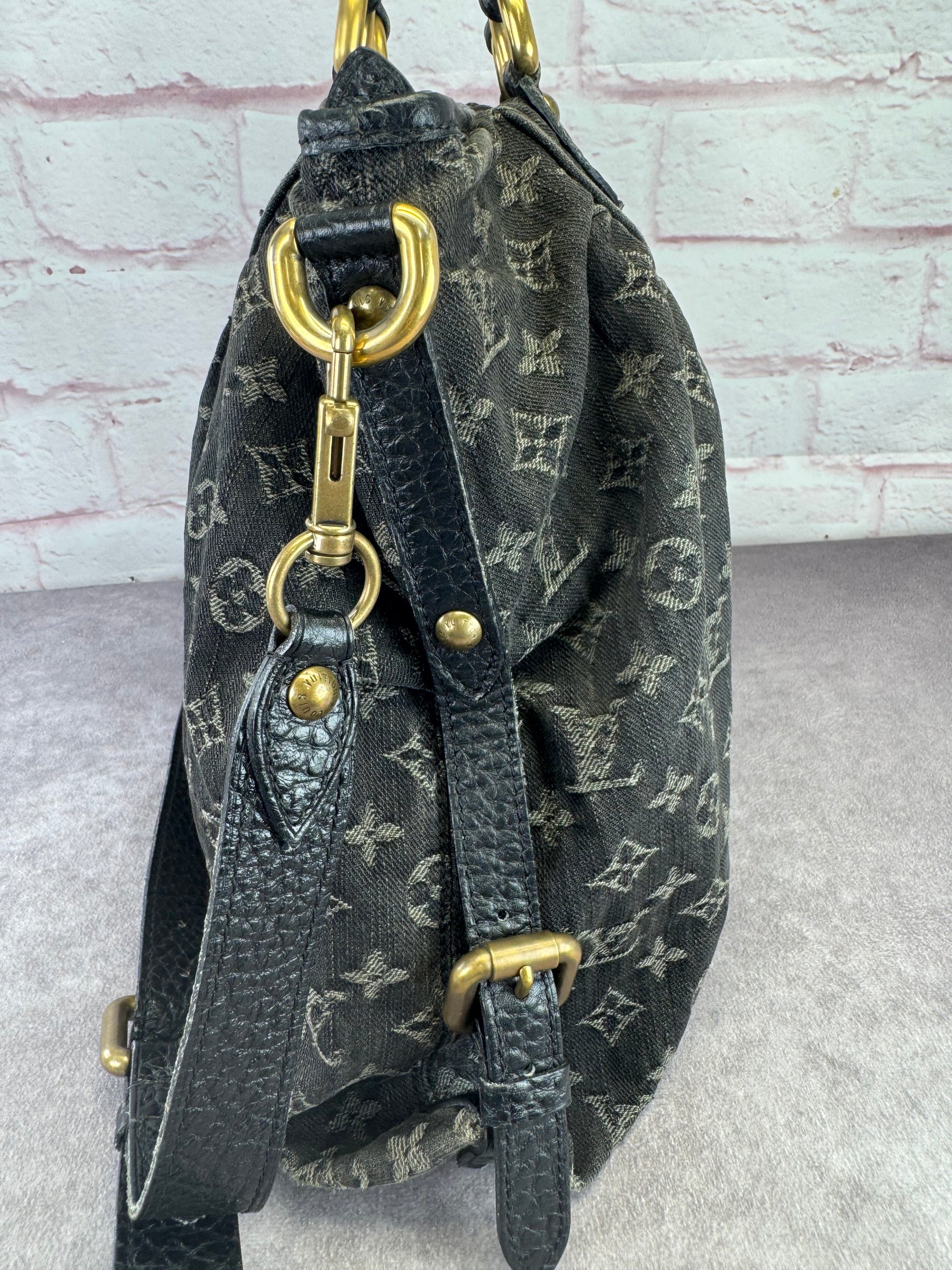 Louis Vuitton Denim Monogram Neo Cabby MM Handbag