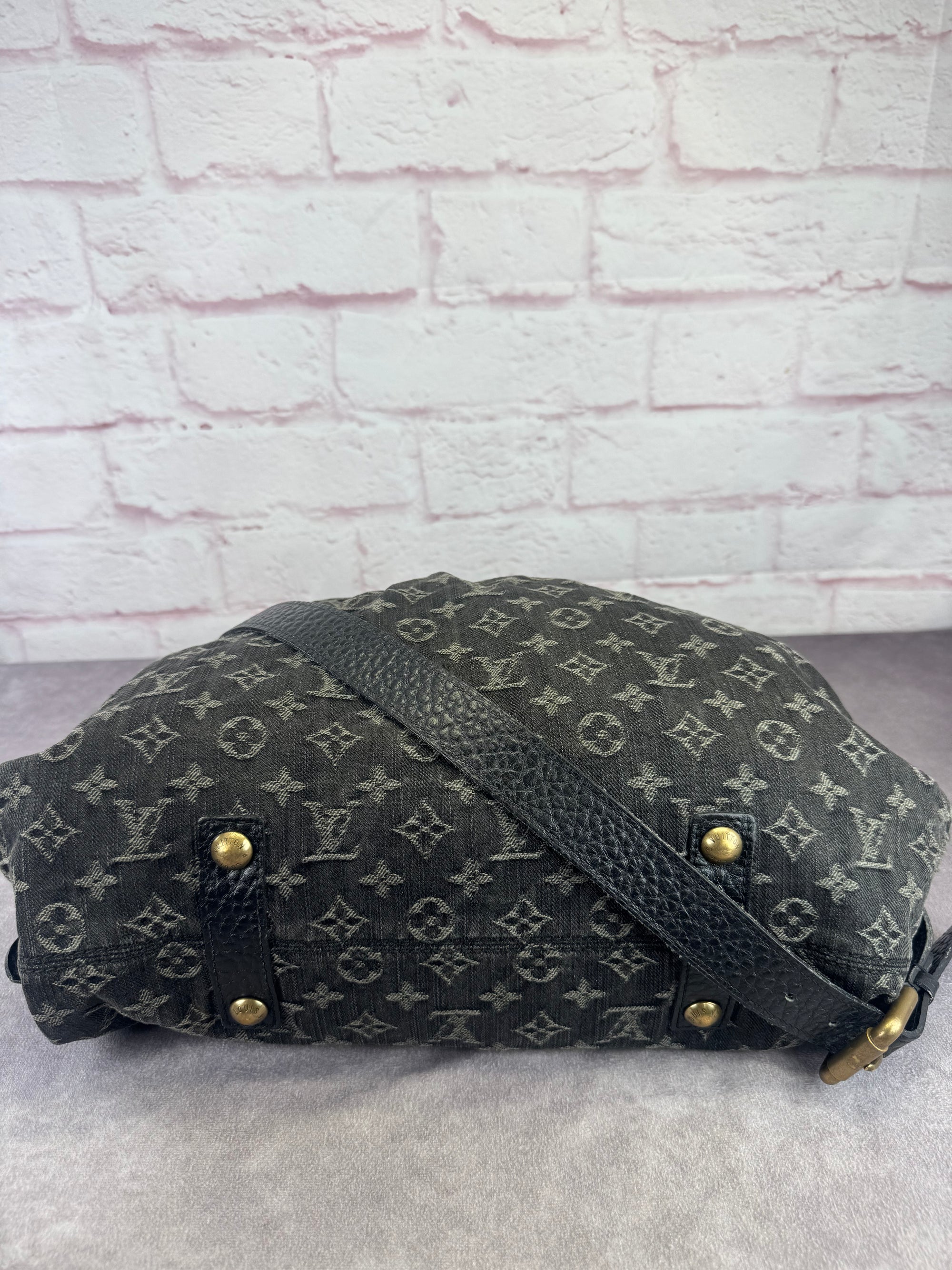 Louis Vuitton Denim Monogram Neo Cabby MM Handbag