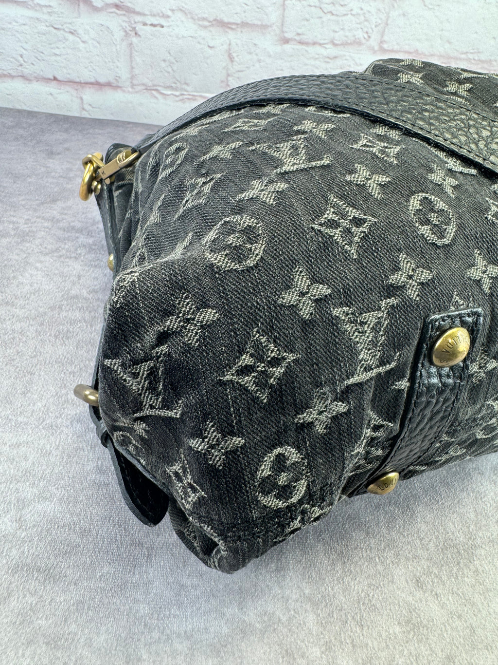 Louis Vuitton Denim Monogram Neo Cabby MM Handbag